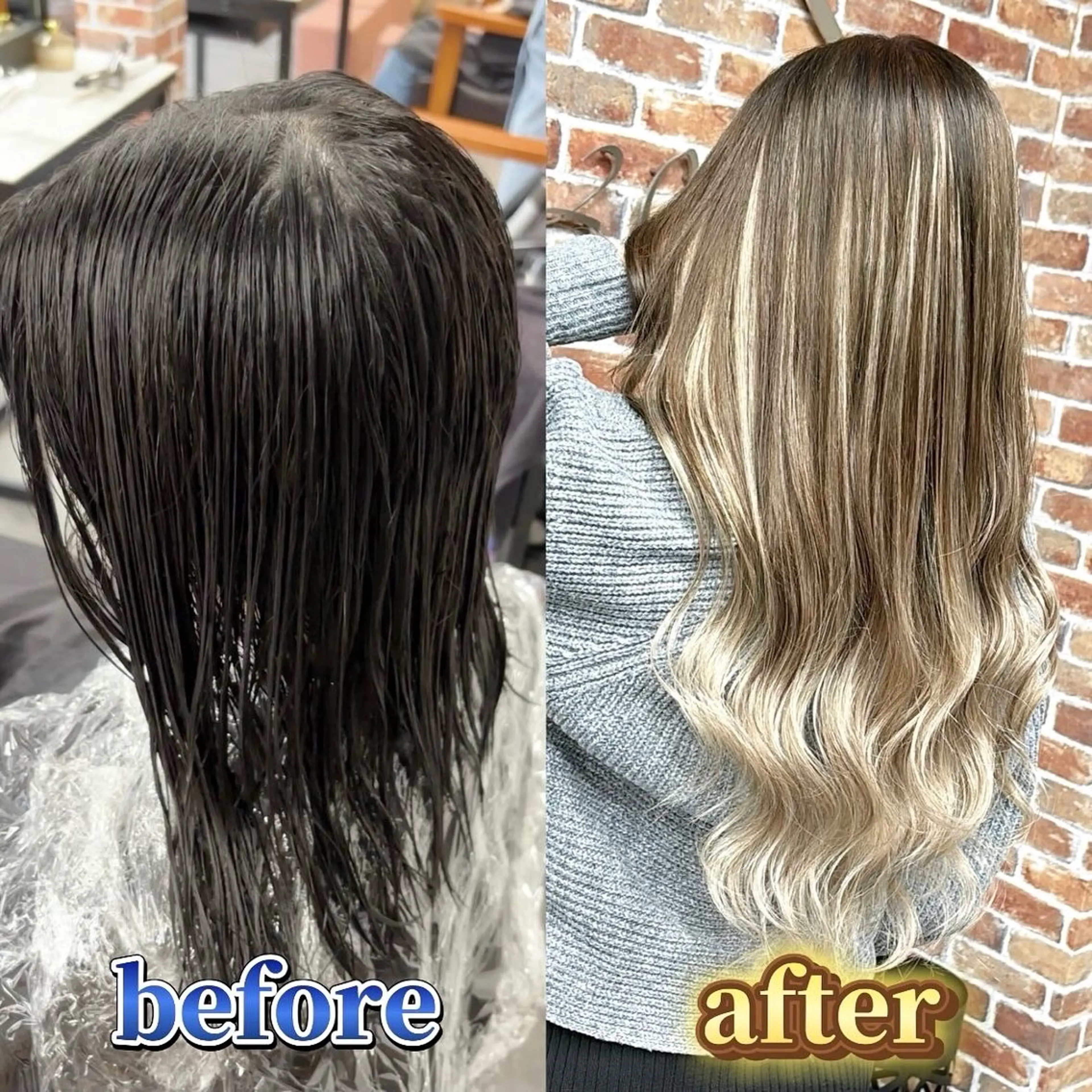 ロング カラー エクステ カット ヘアカラー エクステ ギャルの革命児 秀斗のヘアスタイル