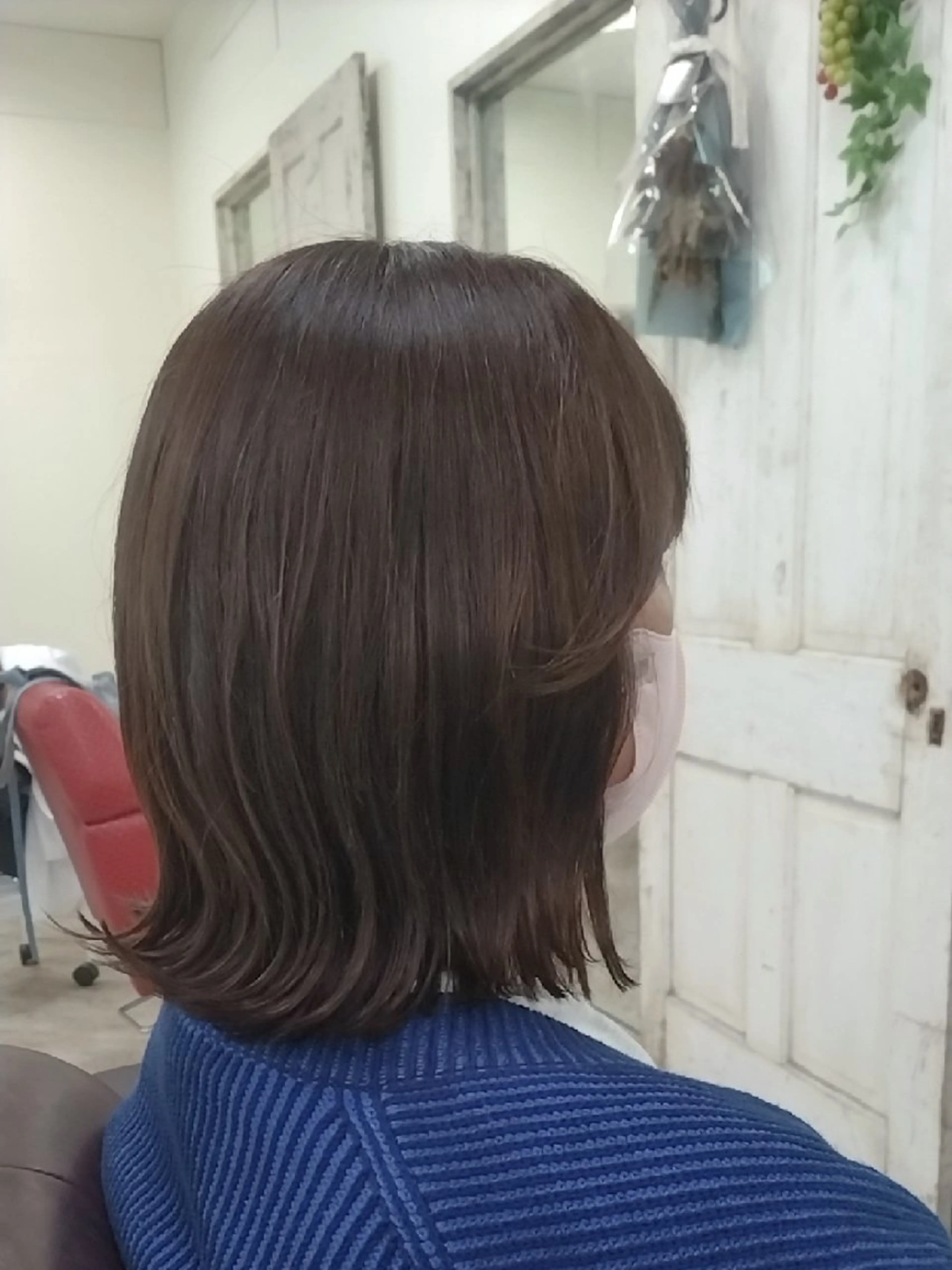 ミディアム ボブ 磯崎 美幸のヘアスタイル