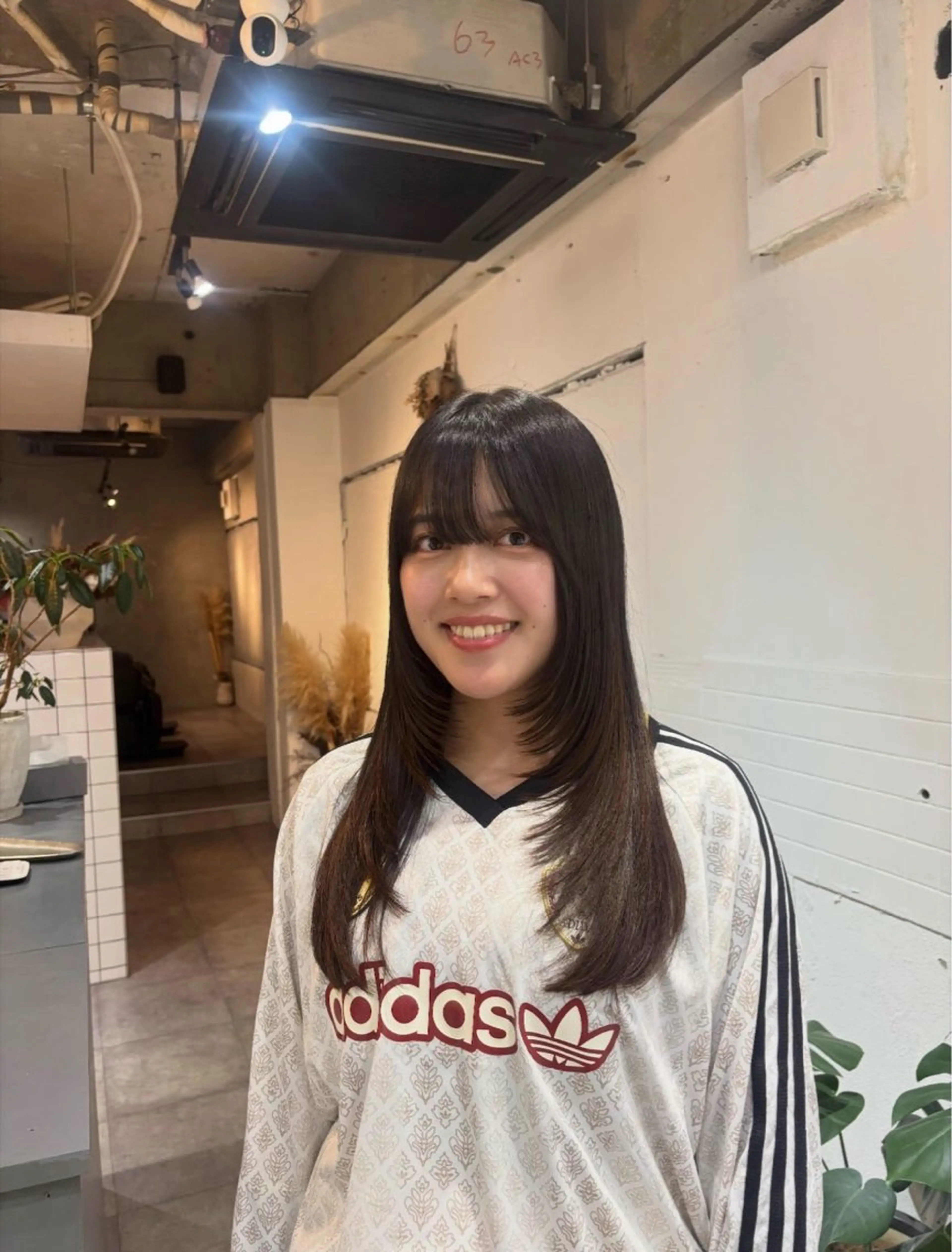 ロング 顔周りカット レイヤーカット 小顔カット あやは🍀/カラー モデル/名古屋のヘアスタイル