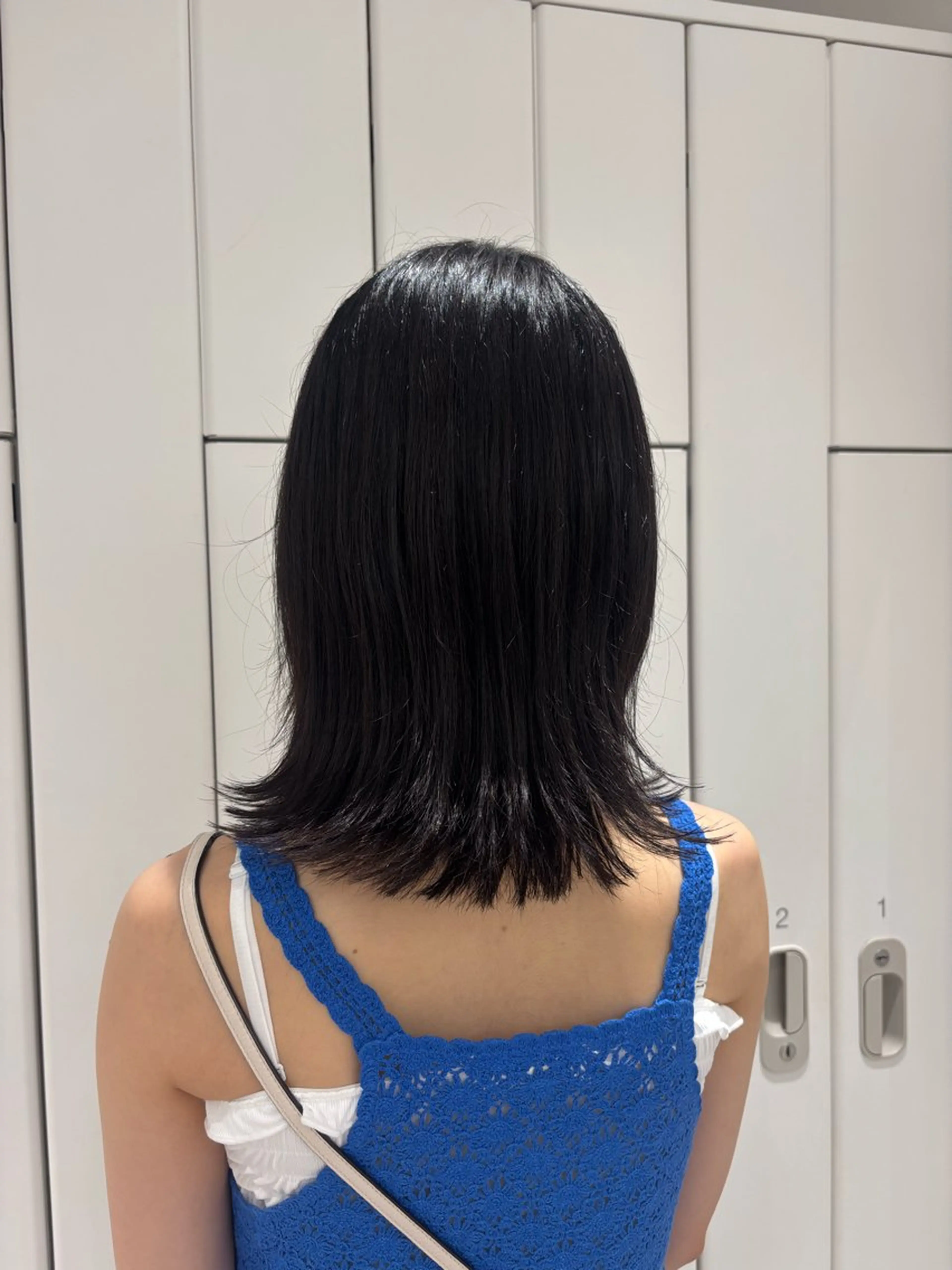 ミディアム 艶髪໒꒱/透明感 カラー🍀_そら🪽のヘアスタイル