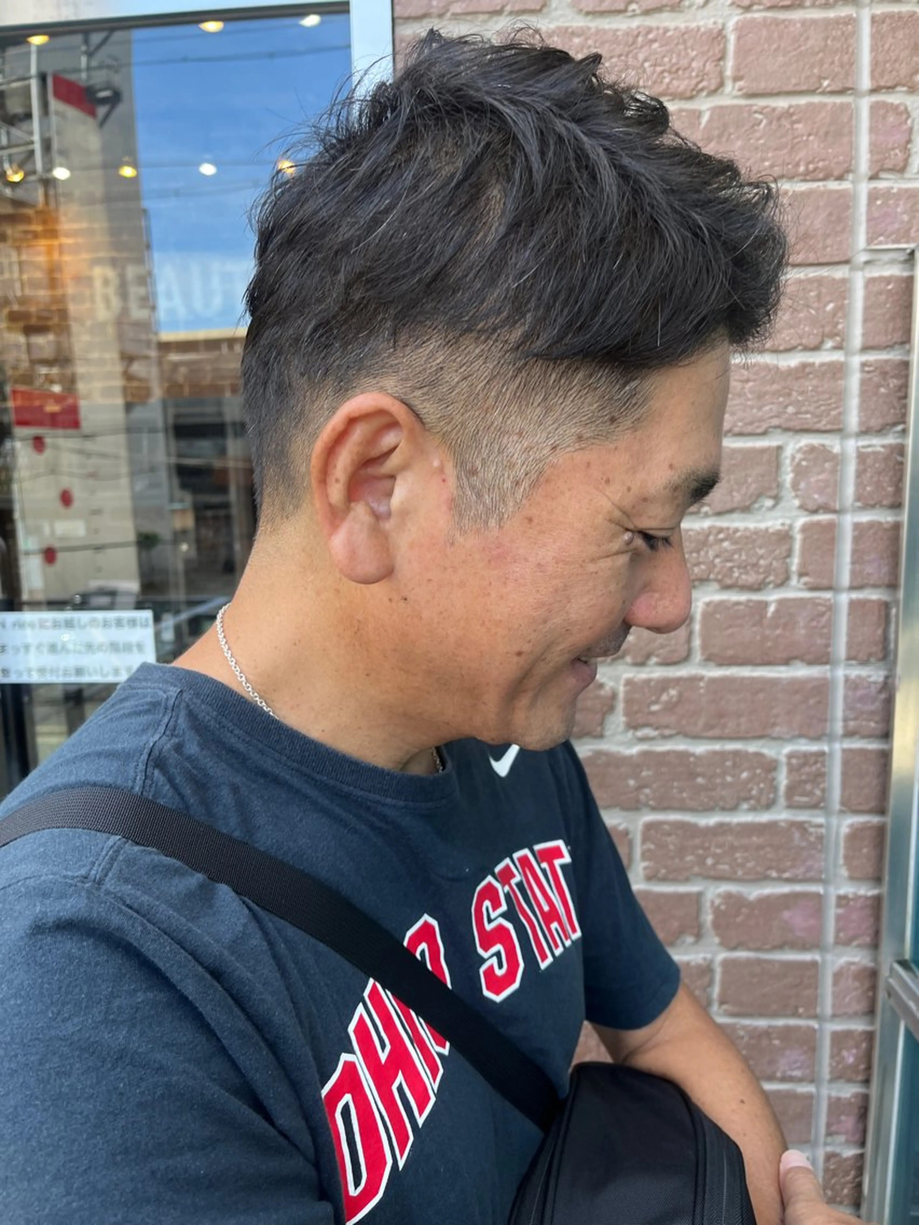 ショート カラー メンズ 久木原 ゆりのヘアスタイル