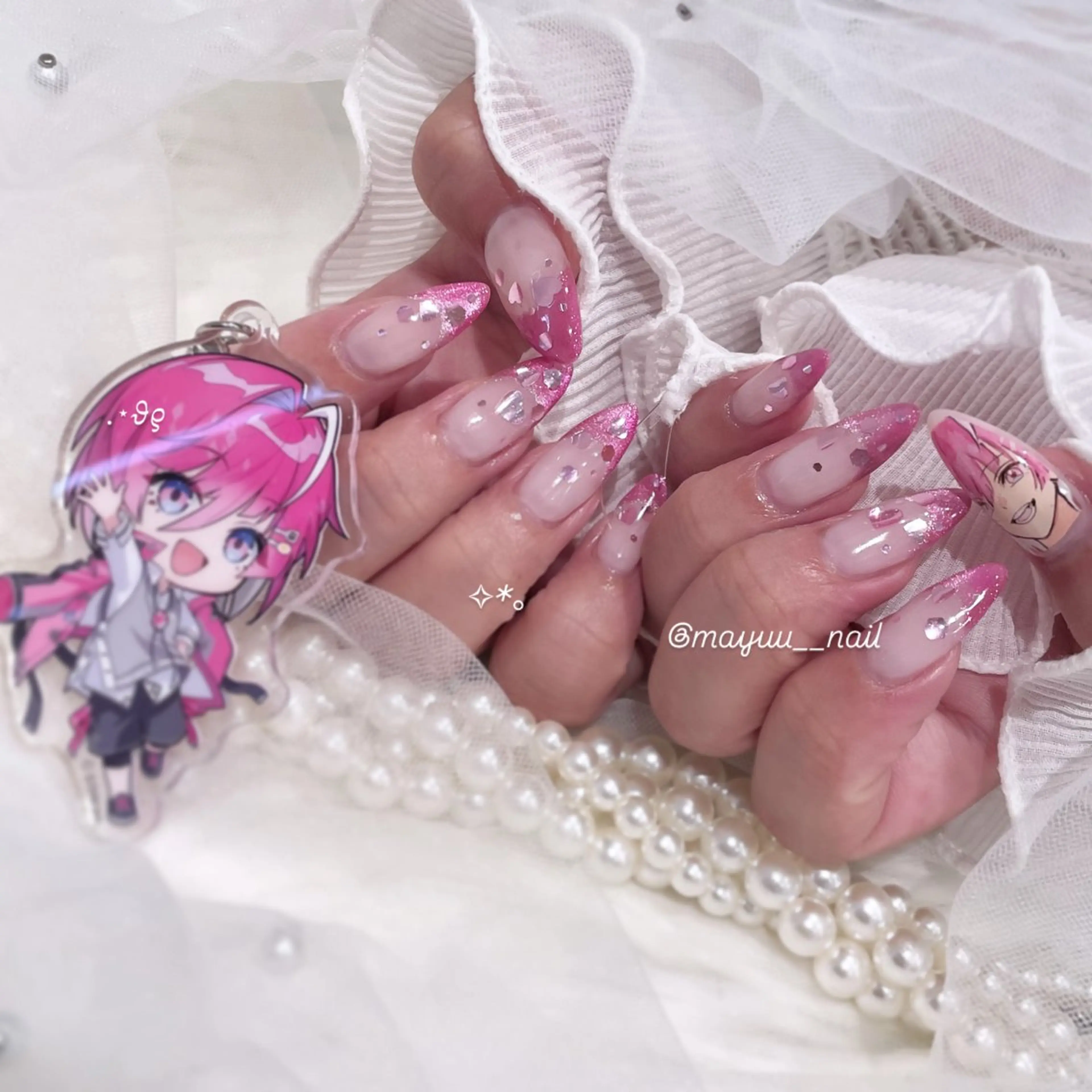 ネイル 🎀 Mayu 🎀痛ネイルのネイルデザイン