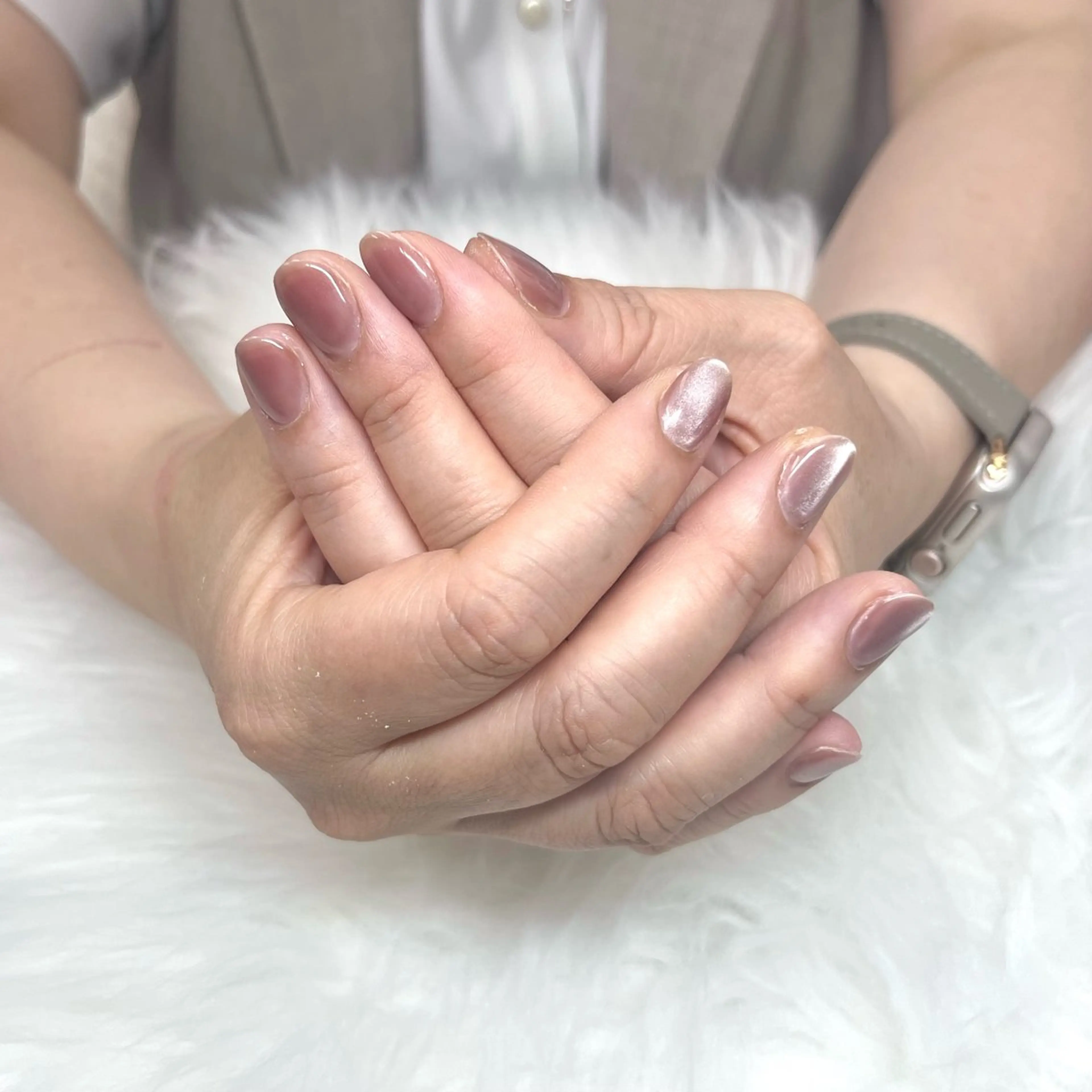 ネイル マグネットネイル ワンカラーネイル NODiT中野新橋 西川のネイルデザイン