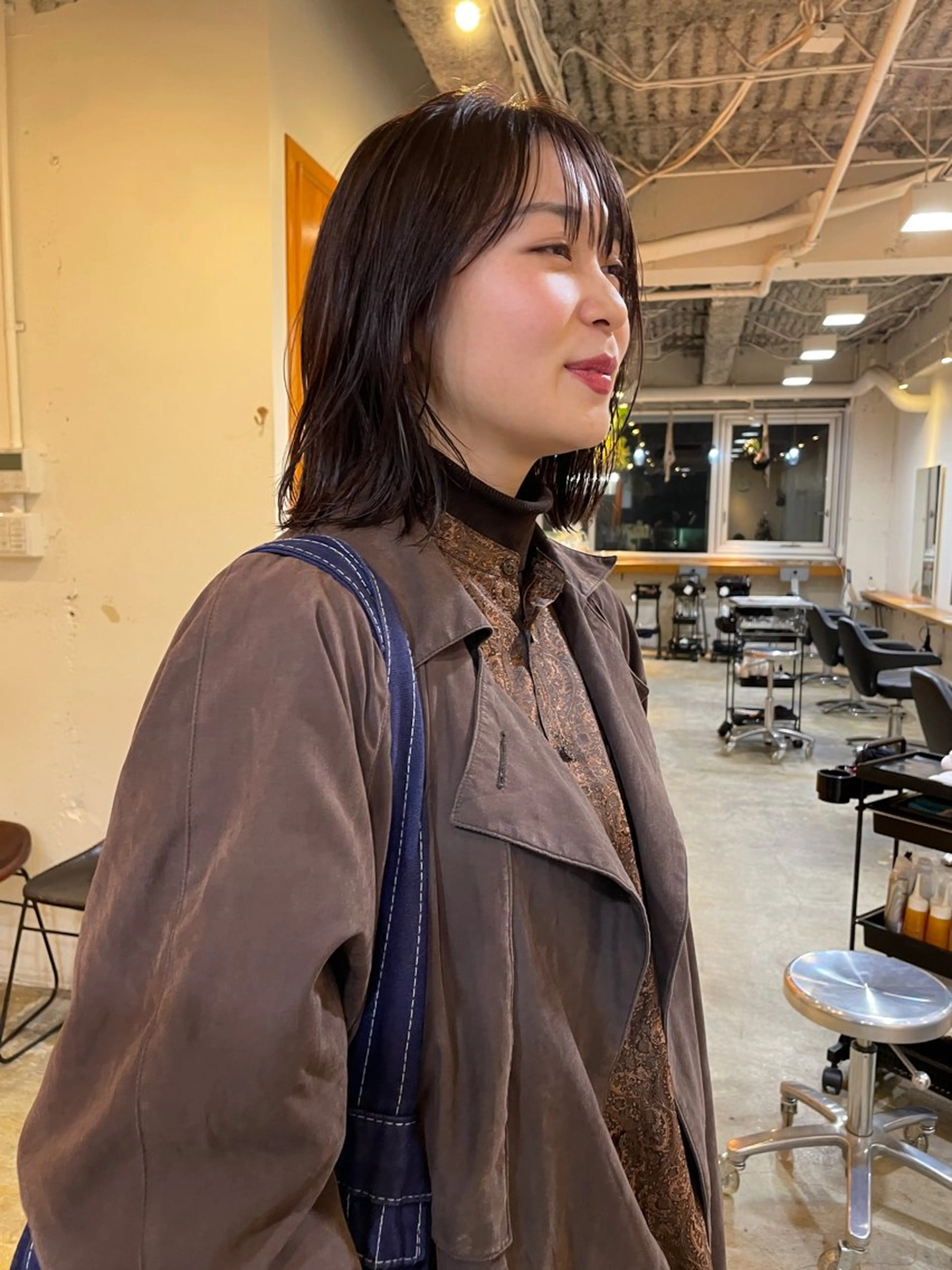 ミディアム カラー カット ヘアカラー トリートメント レイヤー／似合わせ TAKUYAのヘアスタイル