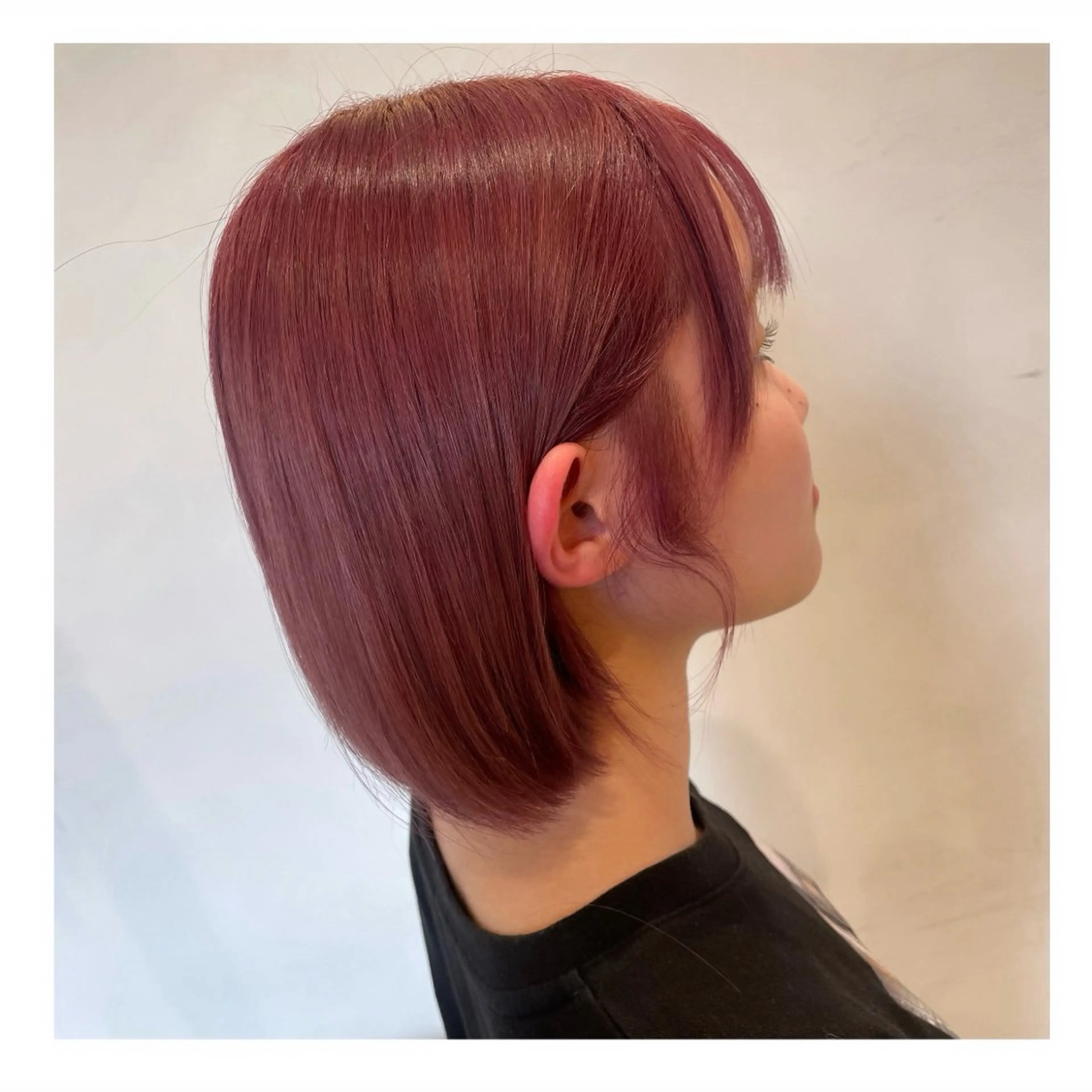 ミディアム ピンクラベンダー ❁⃘ ち だ り さ ❁⃘のヘアスタイル