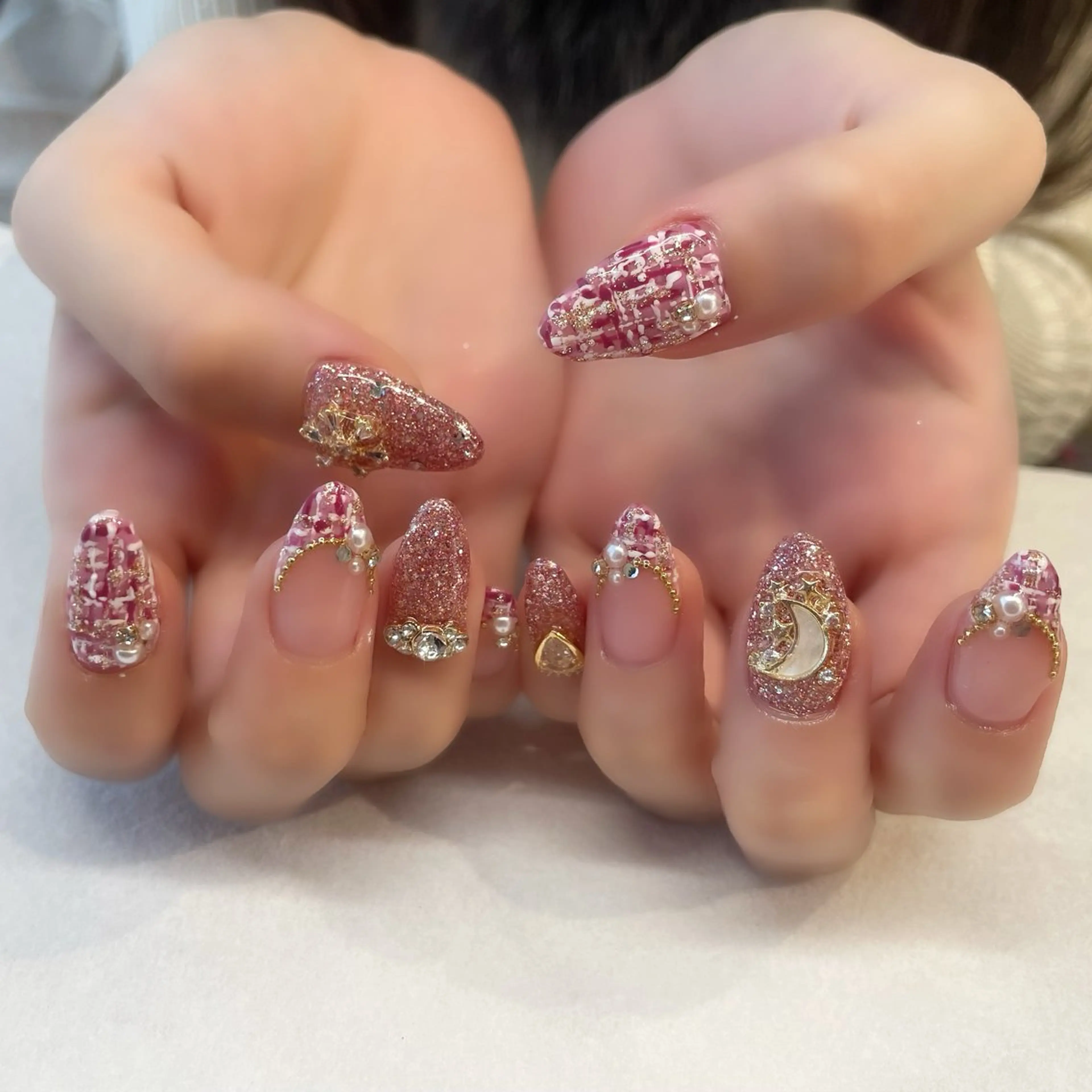 ネイル ハンドネイル 💎🐰 saki. m 🐰💎のネイルデザイン