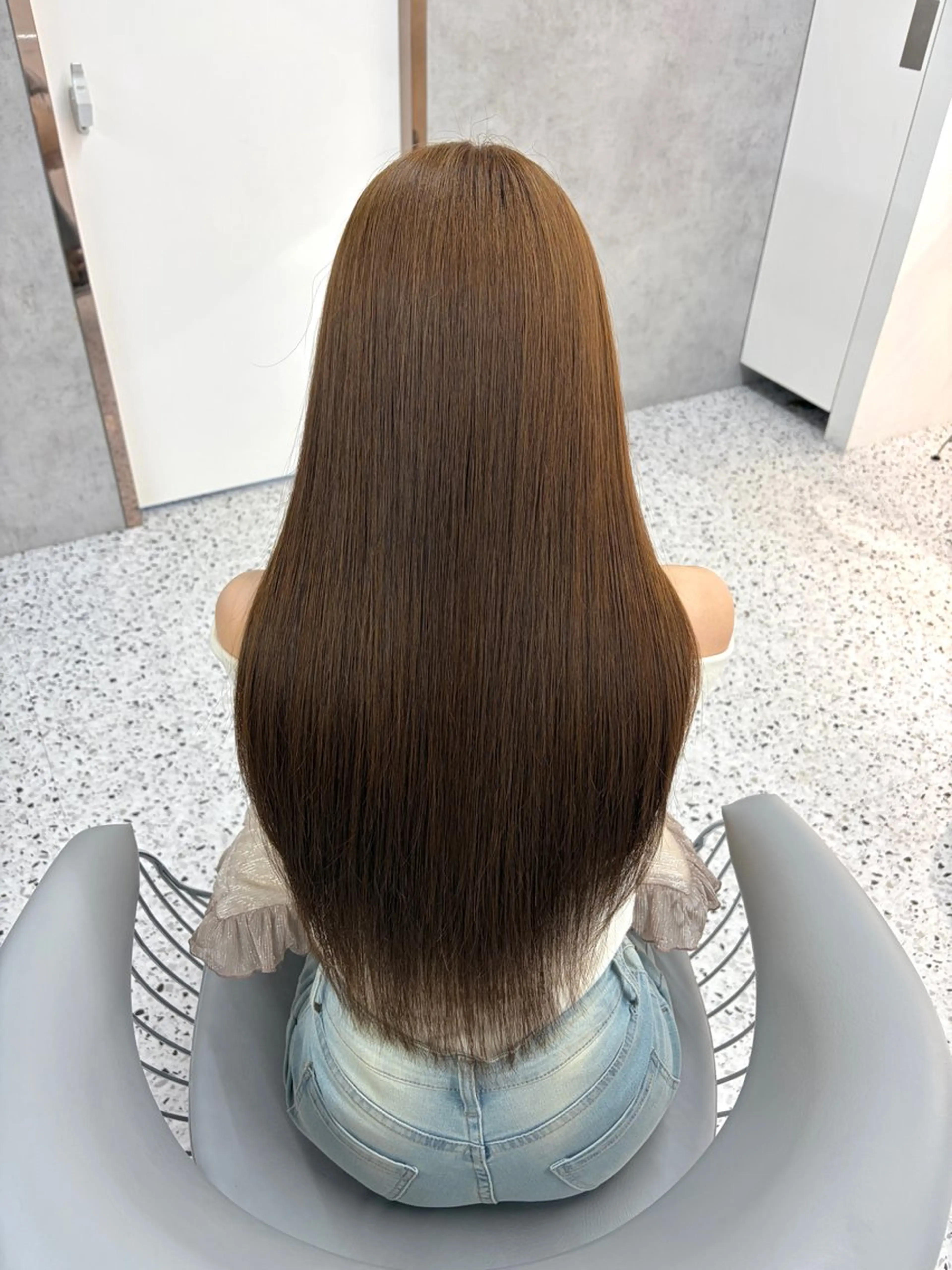 ロング カット ヘアカラー トリートメント 似合わせレイヤー / minami ⟡.·のヘアスタイル