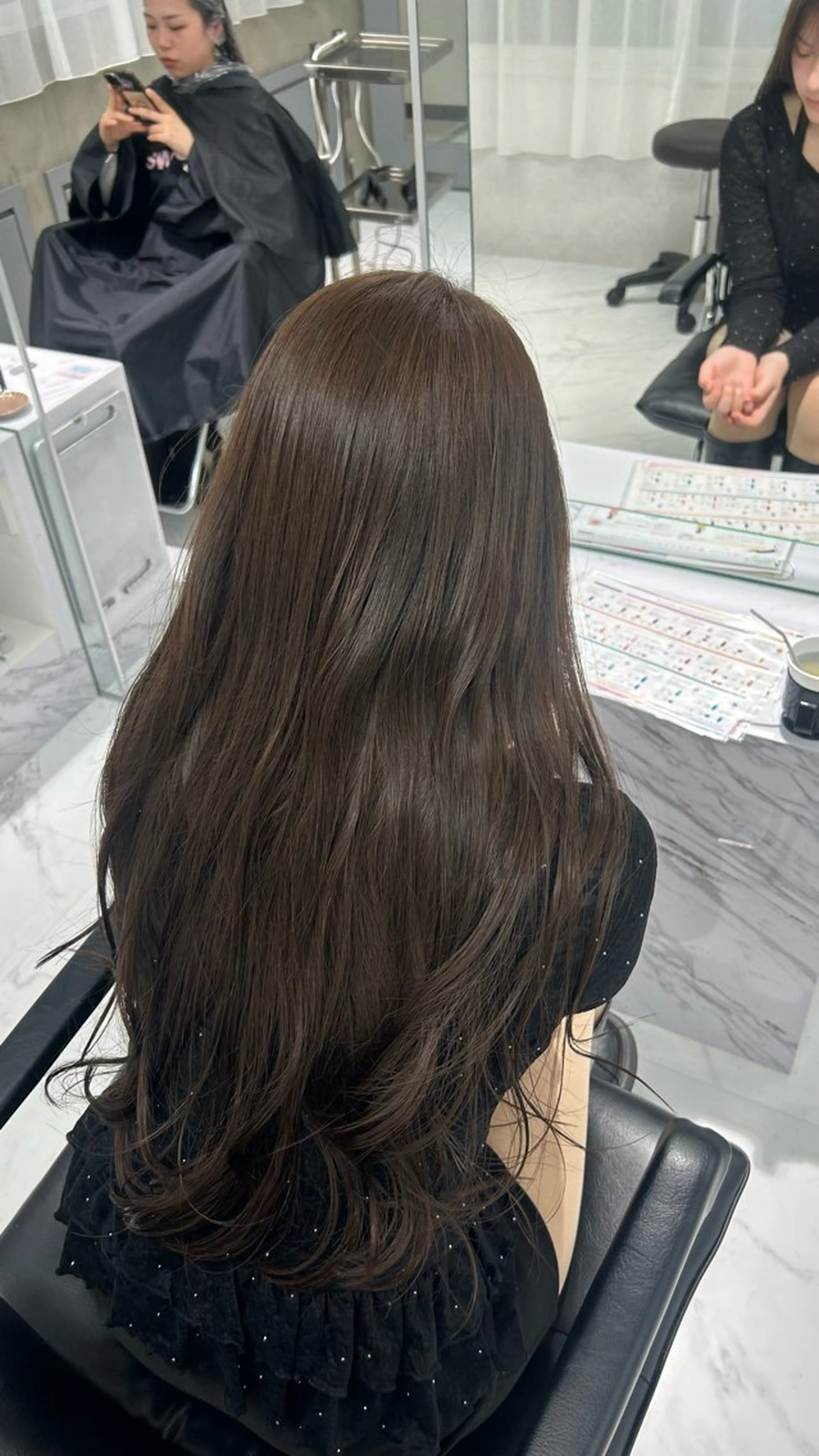 カラー 透明感カラー オリーブカラー ヘアカラー トリートメント sweep天神 REIKAのヘアスタイル