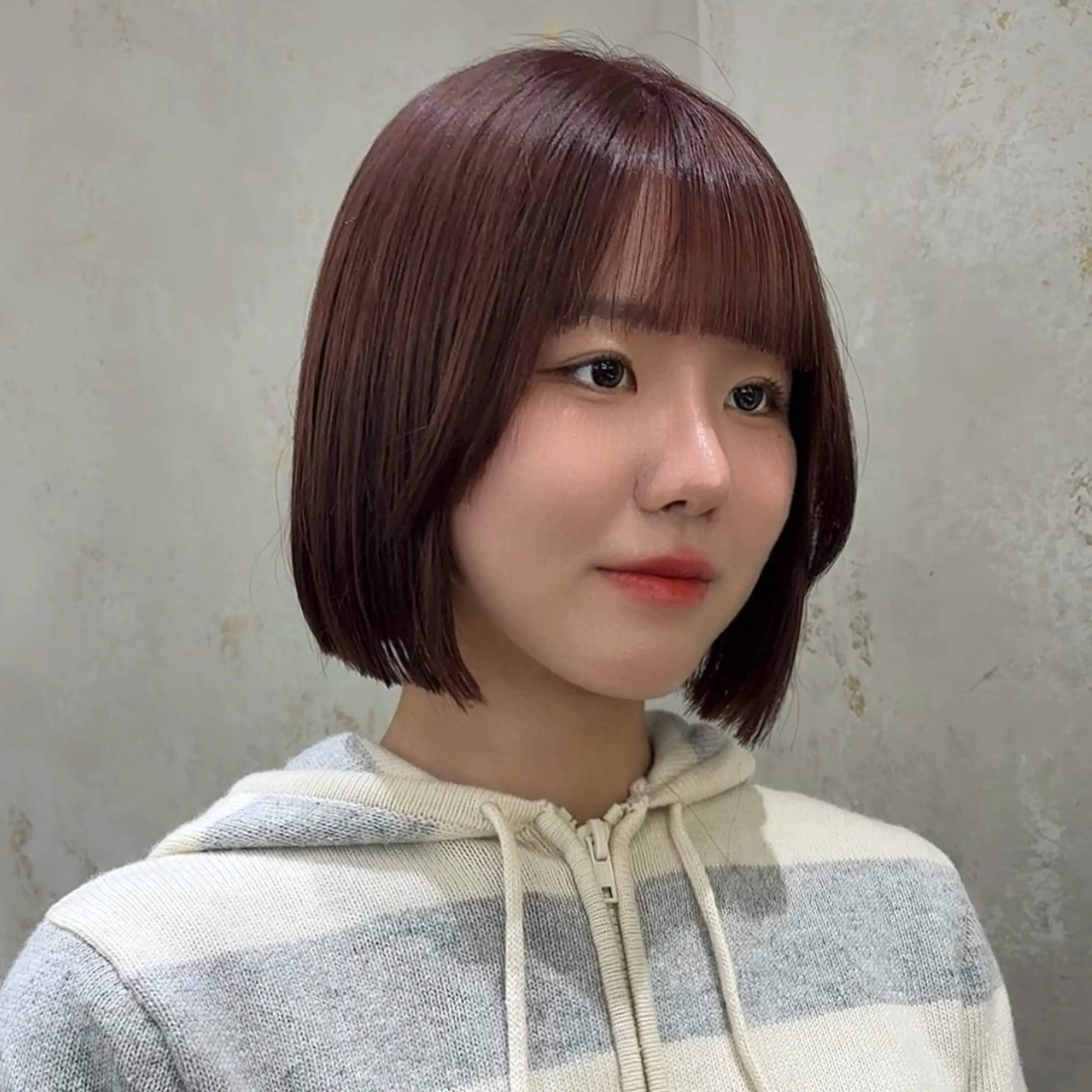 ミディアム カット ヘアカラー トリートメント 透明感ショート/ボブ ×似合わせ♥️マリンのヘアスタイル