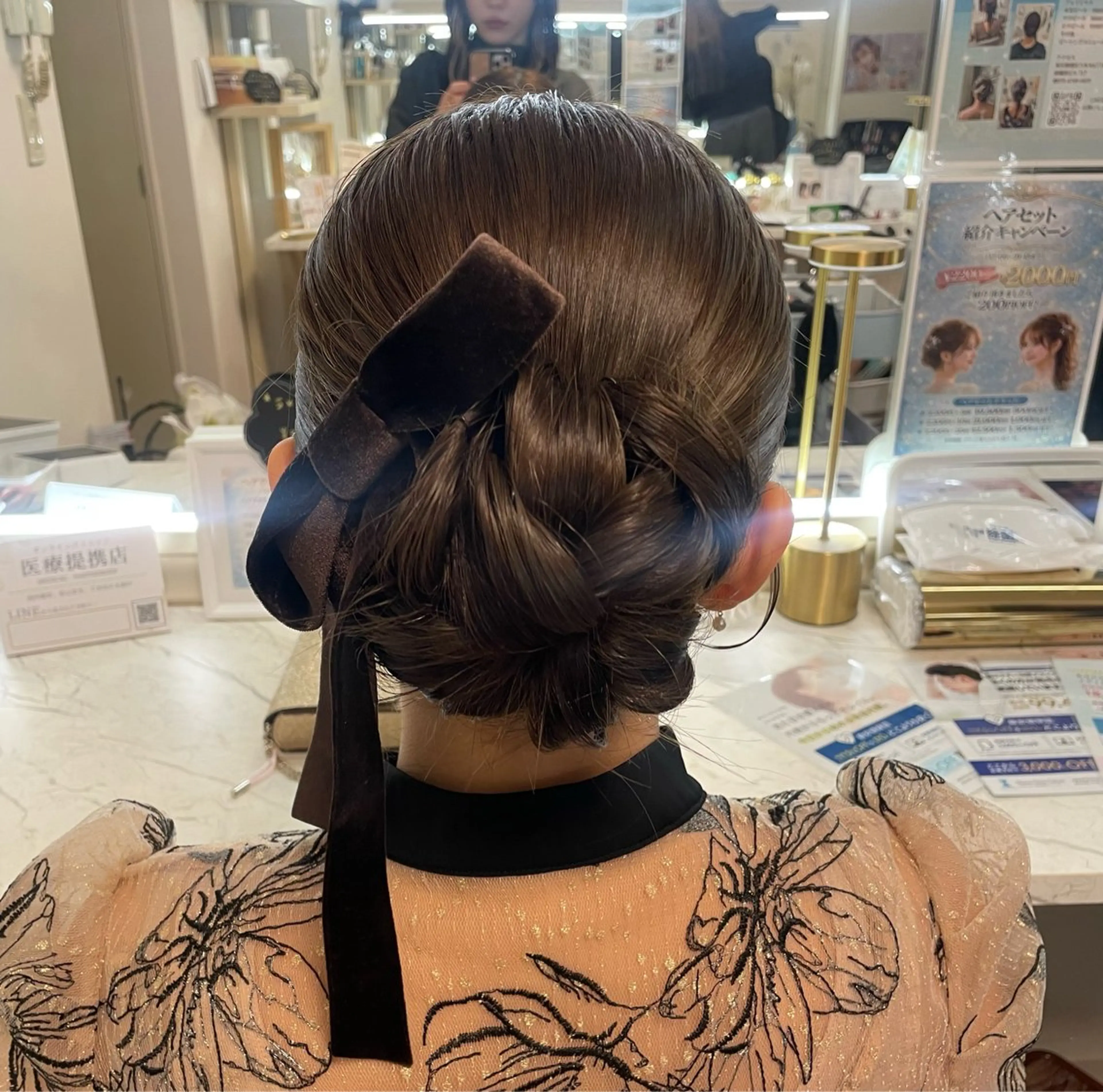 ロング ヘアセット 六本木0分ヘアセット ヘアメイクのヘアスタイル