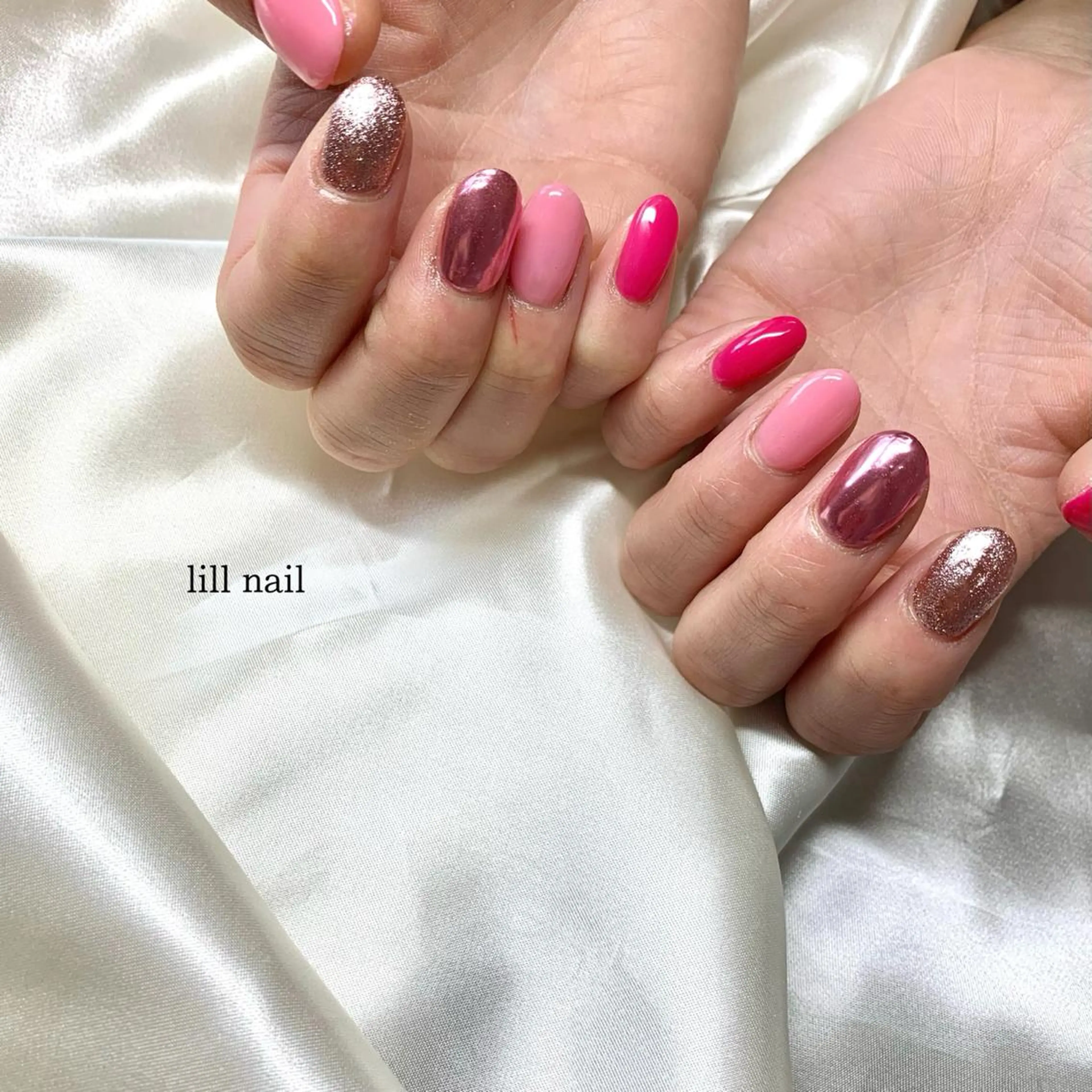 ショート pllia beautyのネイルデザイン