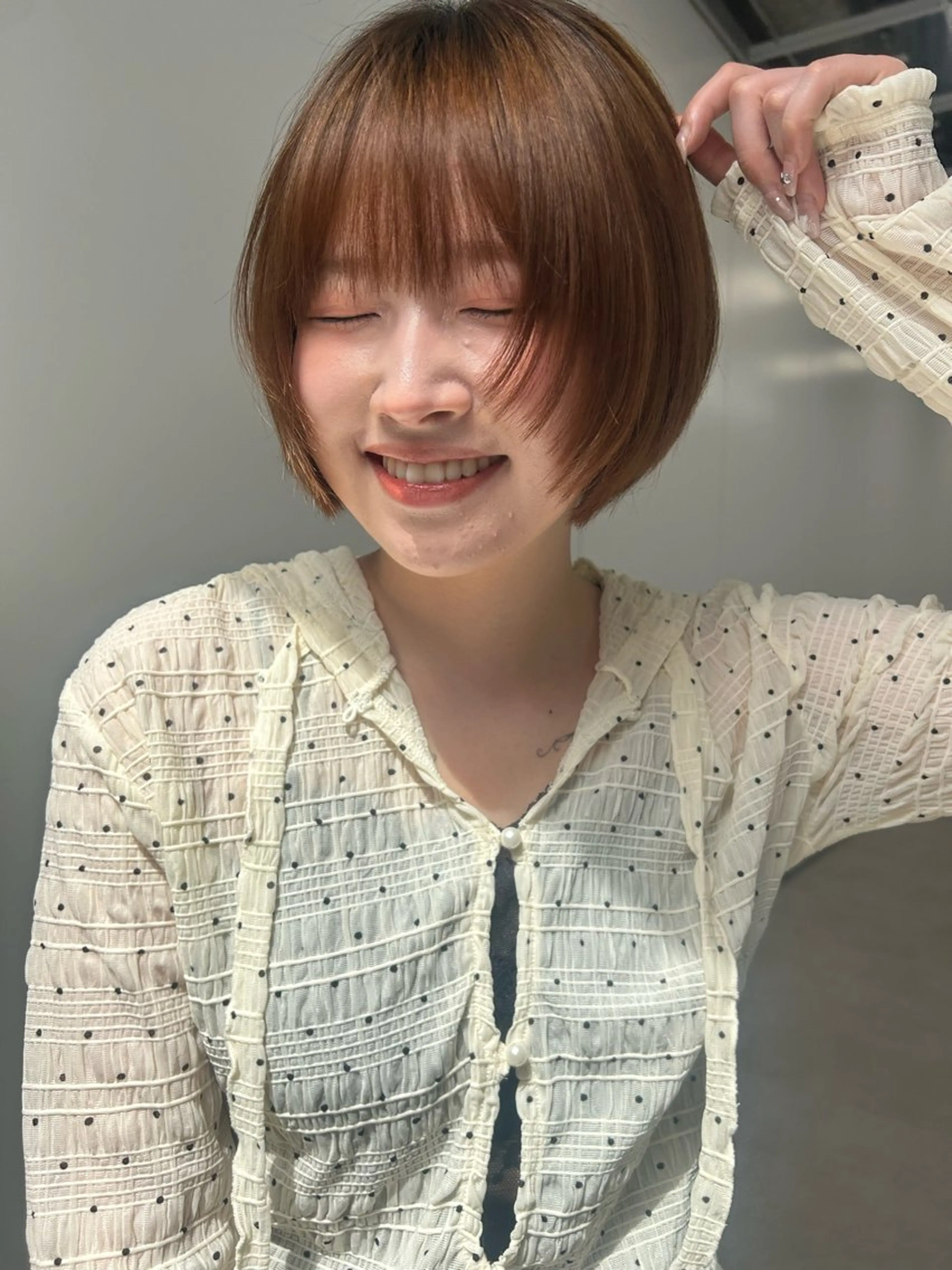 ショート カラー ヘアカラー 艶カラー🐳🫧 サヤカ ✰︎のヘアスタイル