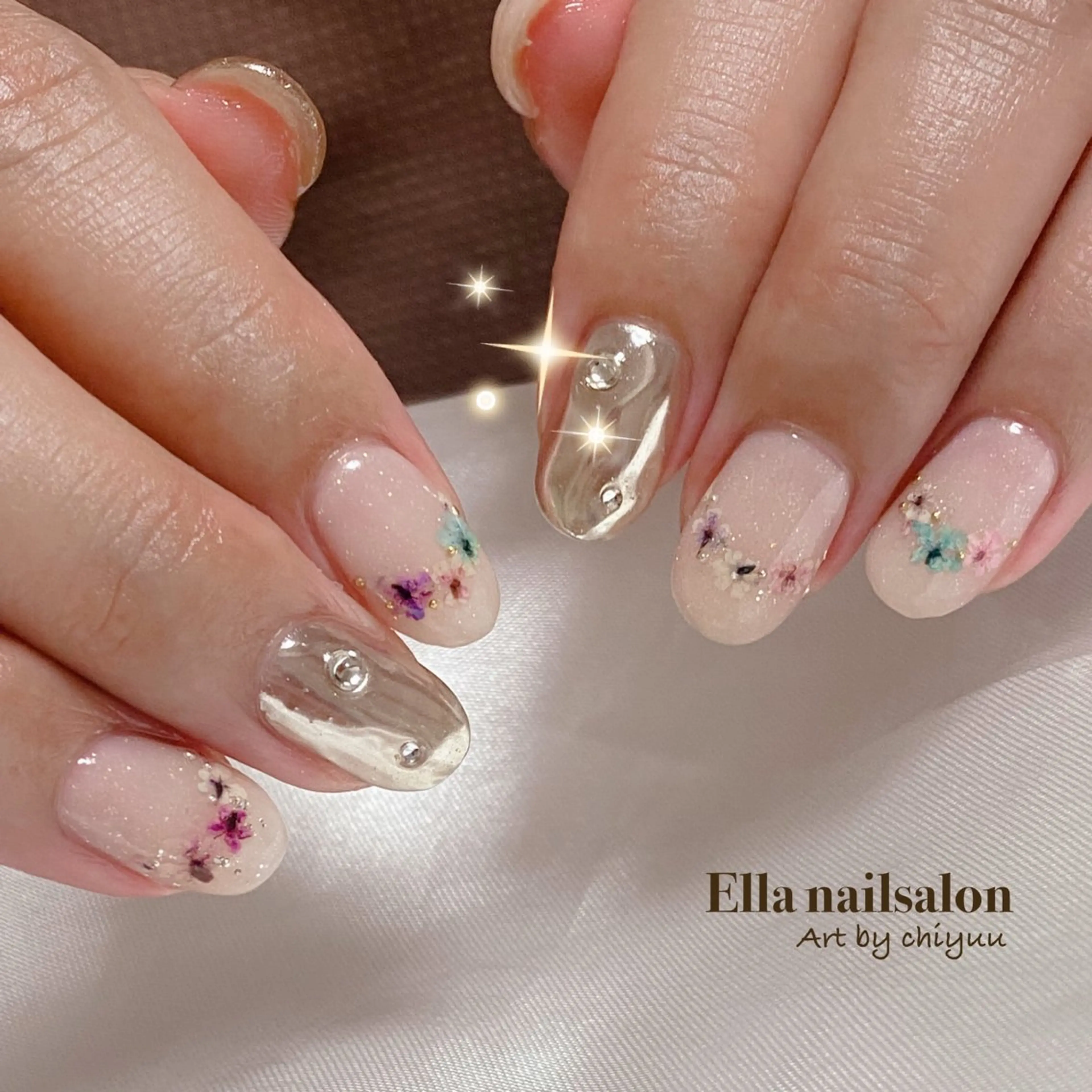ネイル ハンドネイル フットネイル Ella nail ちゆうのネイルデザイン