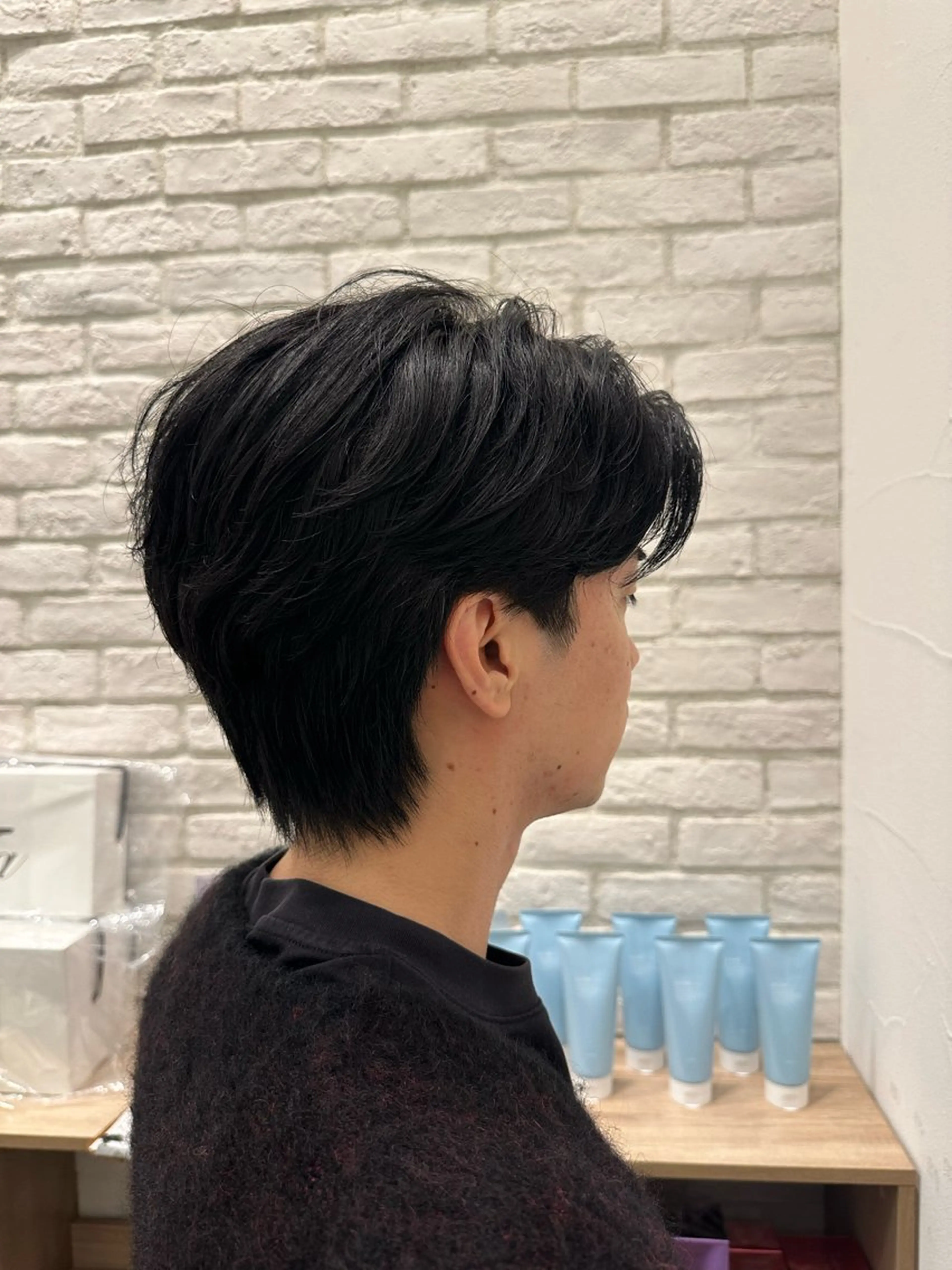 ショート メンズ カット パーマ Ash中目黒 森田みなみのヘアスタイル