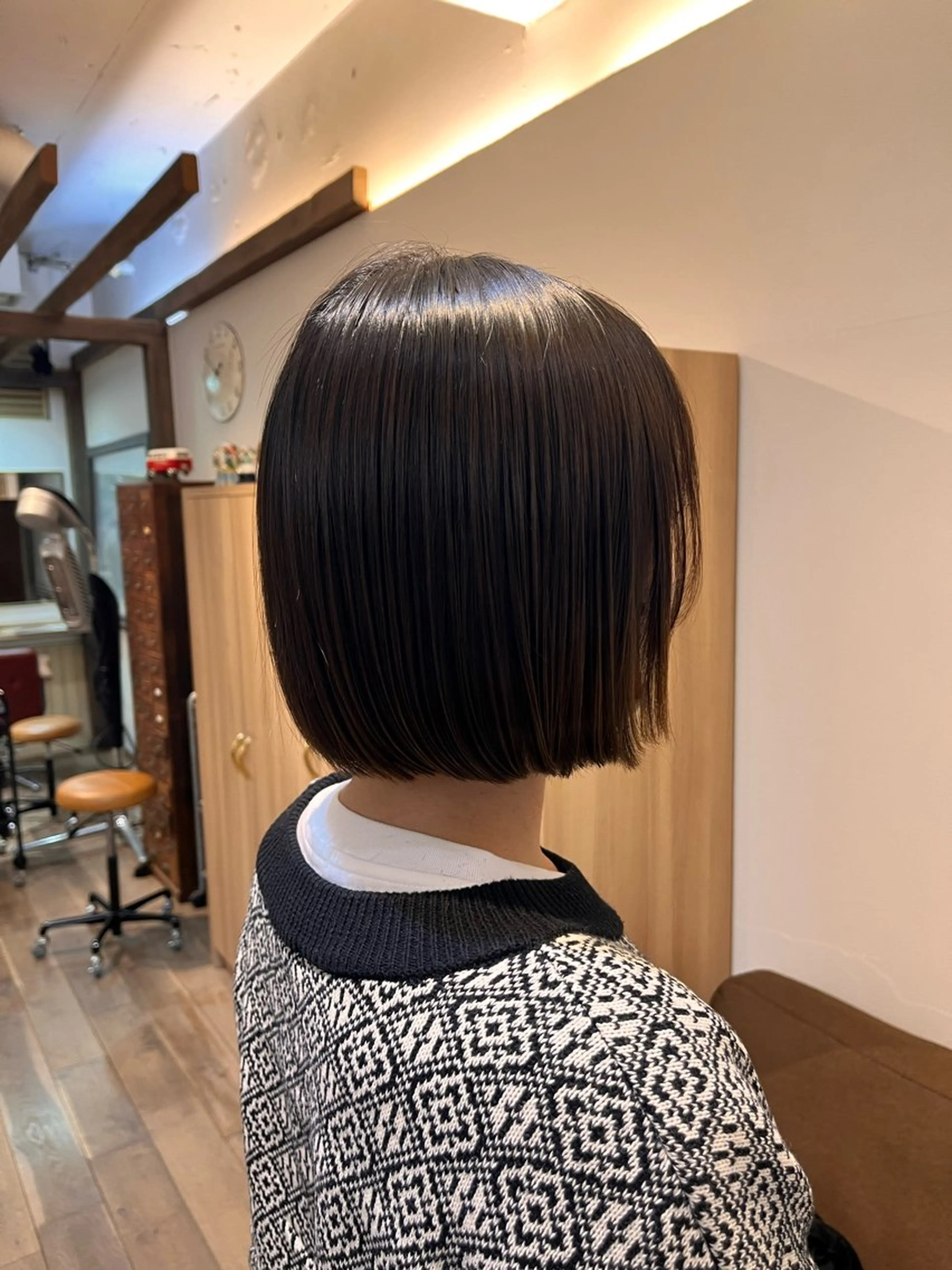 ショート ボブ カット 臺 佳連のヘアスタイル