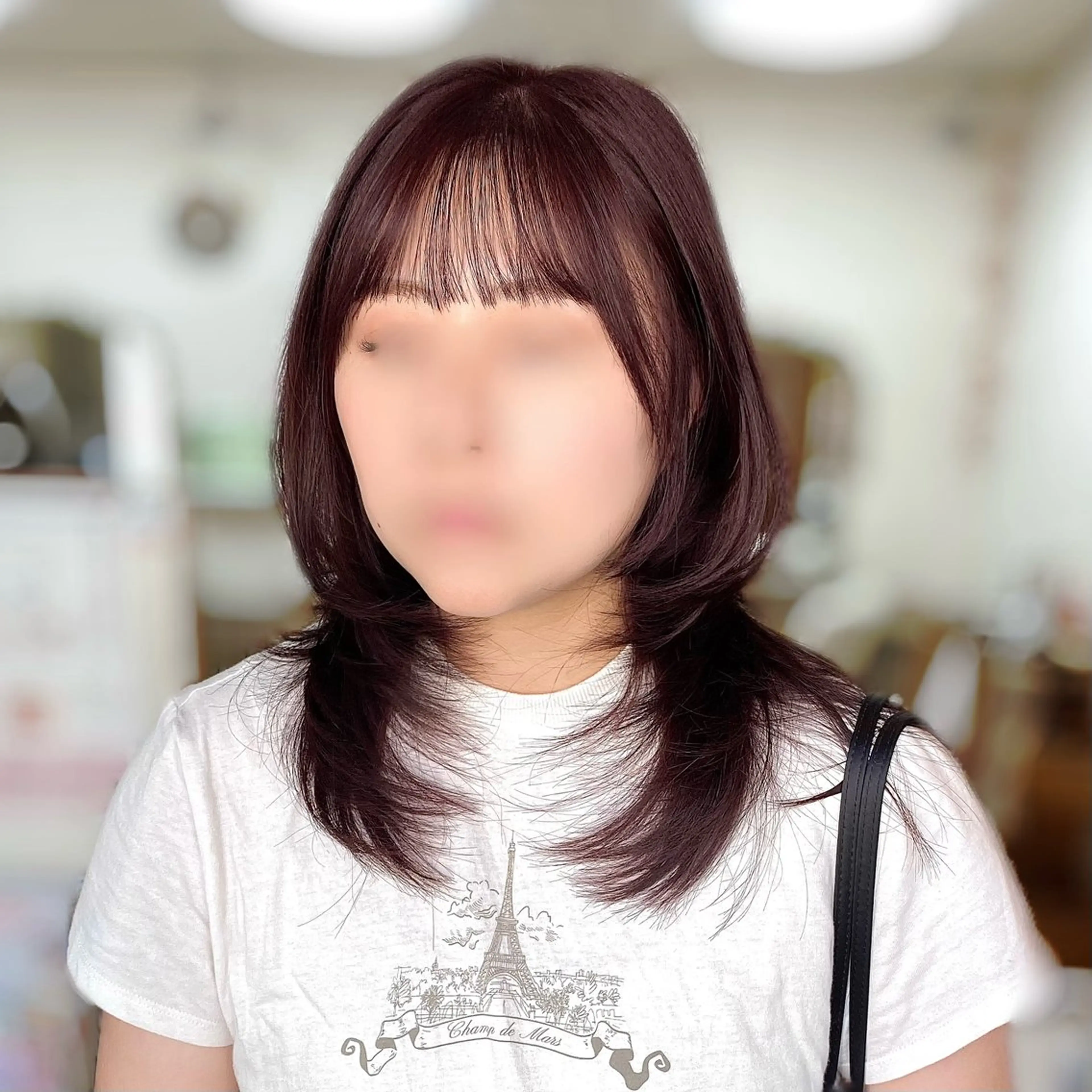 ロング カラー ブリーチ ラベンダーカラー ブリーチなしカラー ピンクカラー ハッシュカット カット ヘアカラー トリートメント 🥣 hashi 🛋️のヘアスタイル