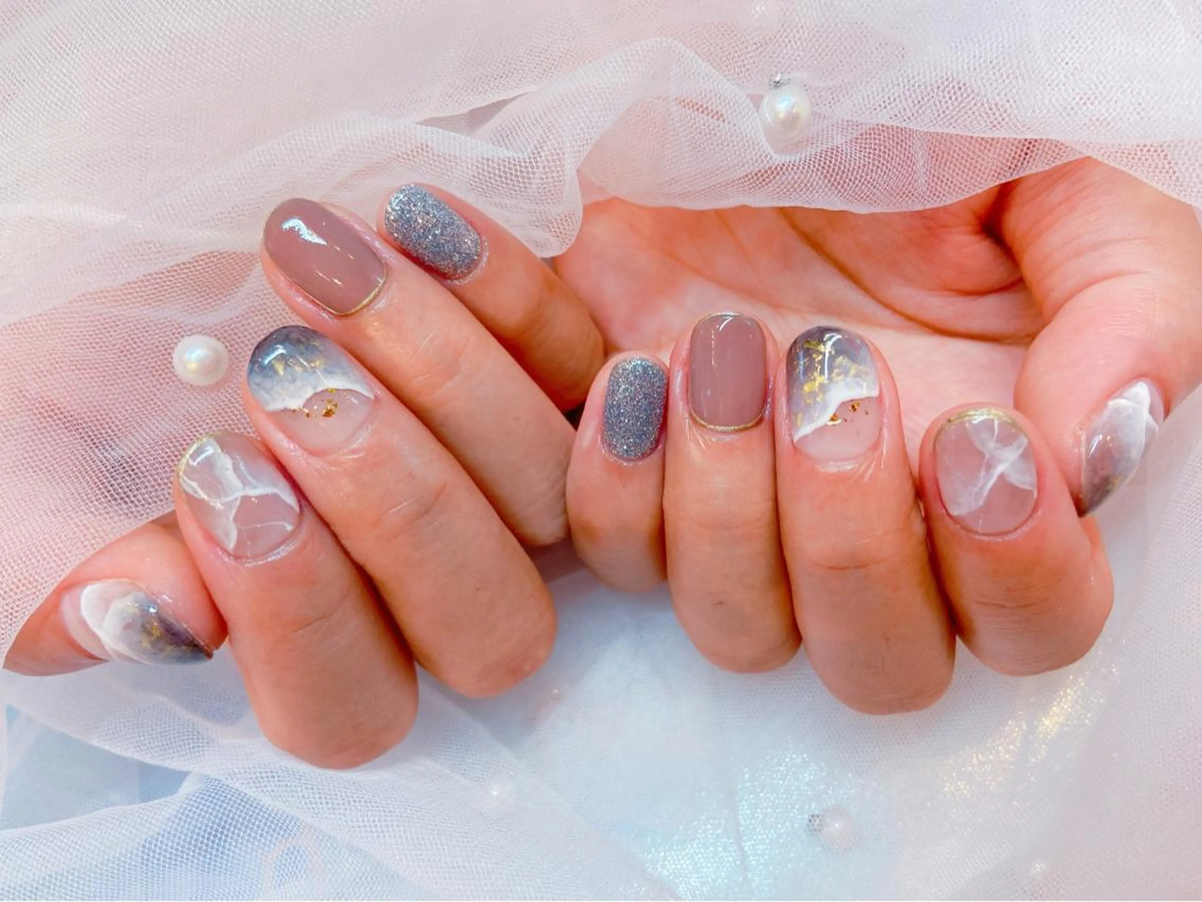 ネイル 長さだし専門店 M2　rikaのネイルデザイン