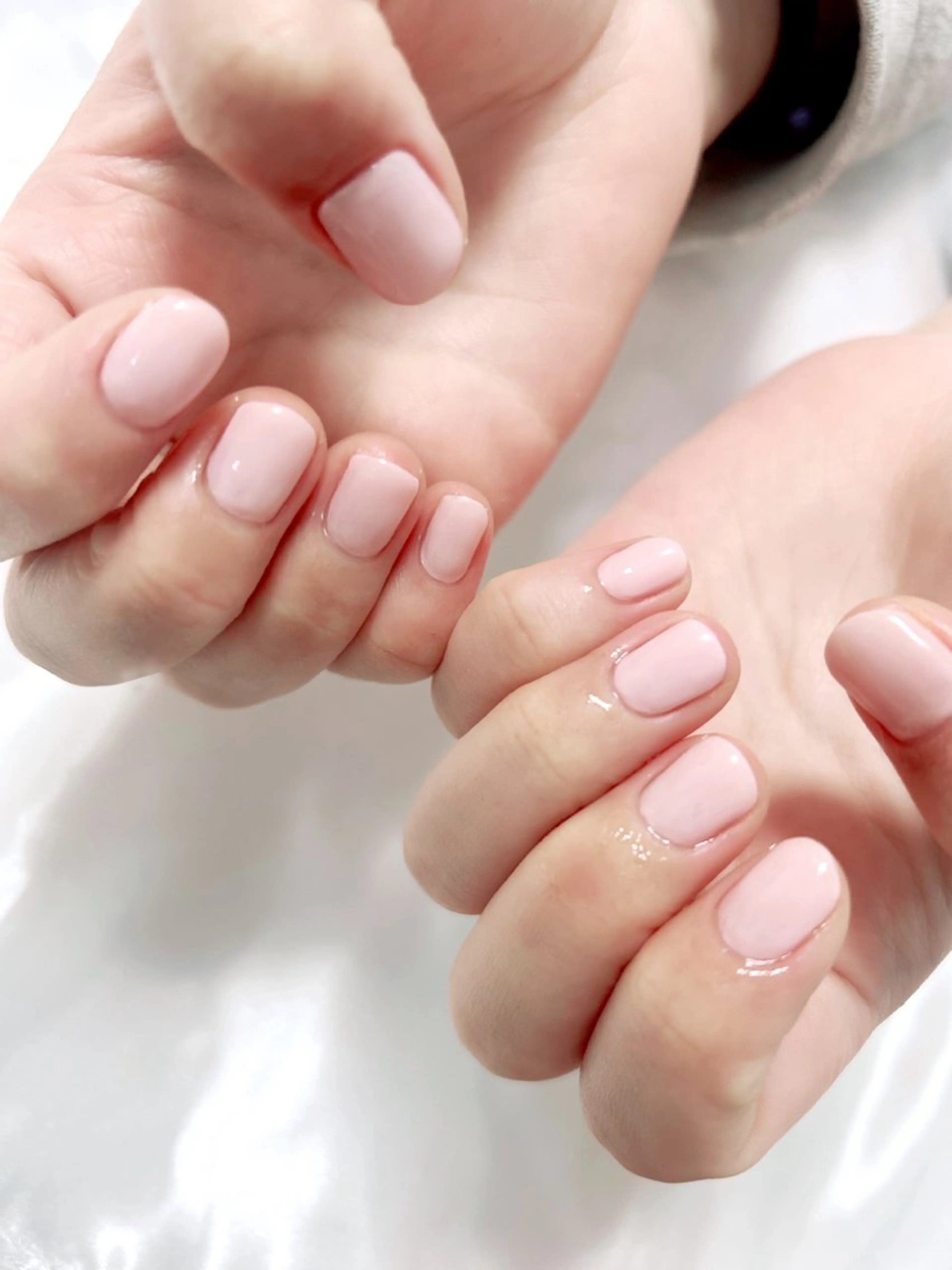 ネイル ピンク 春ネイル ハンドケア 金森 真以のネイルデザイン