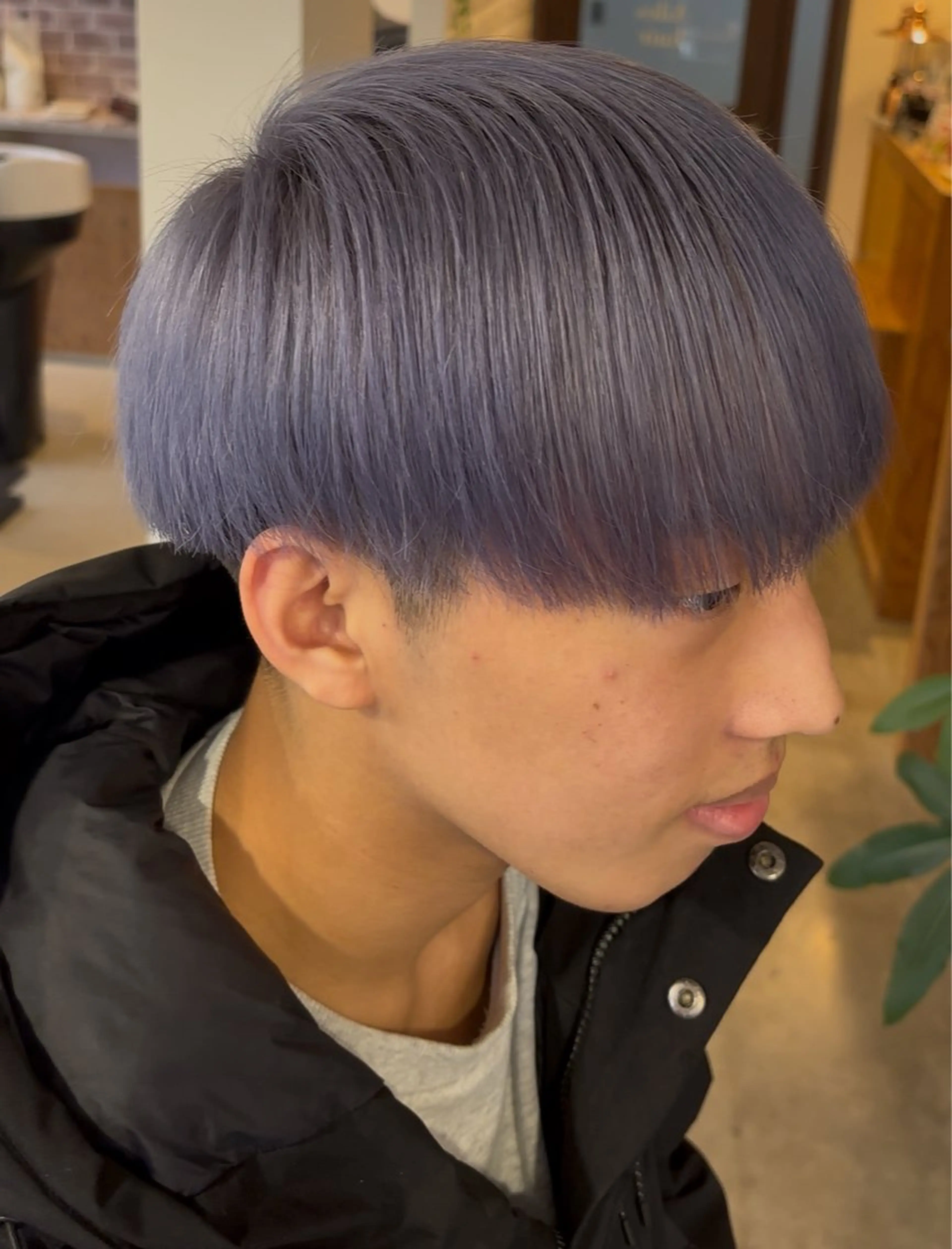 メンズカット＋トリプルカラーの写真