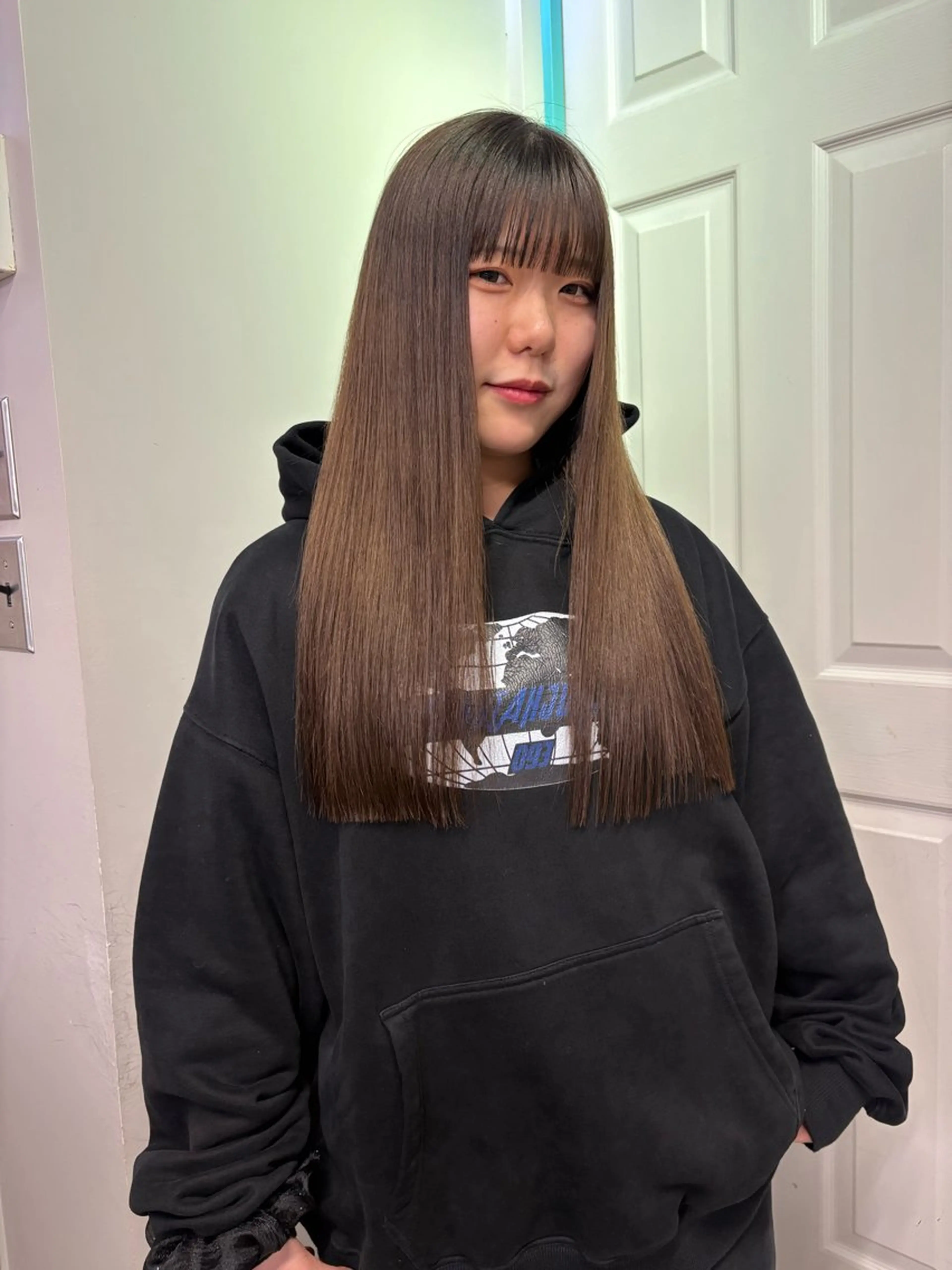 ロング ボブ ロング 似合わせカット ボブ× フェイスレイヤー🩰のヘアスタイル