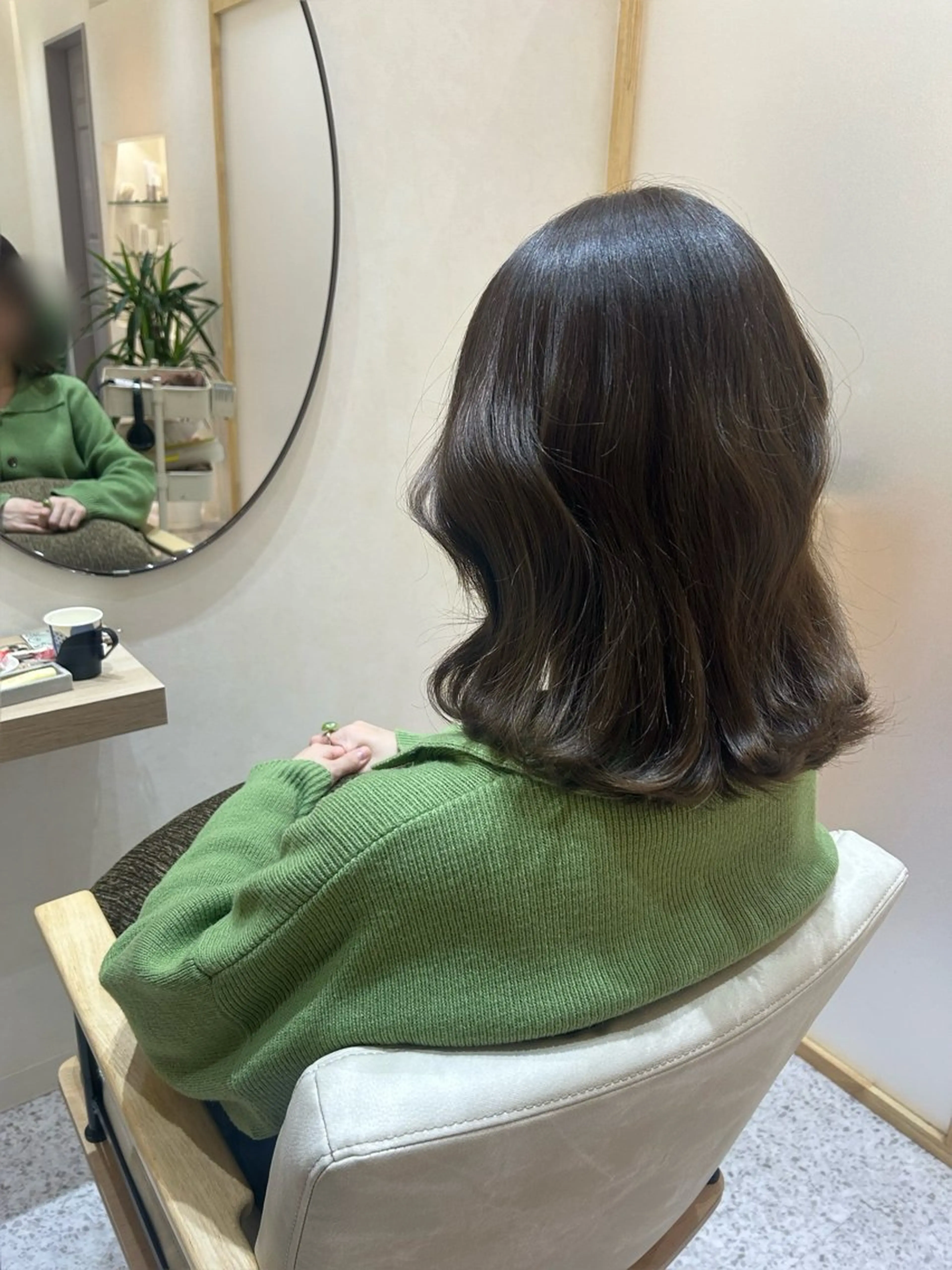 ミディアム カラー Yamamoto 半個室美容室zinaのヘアスタイル