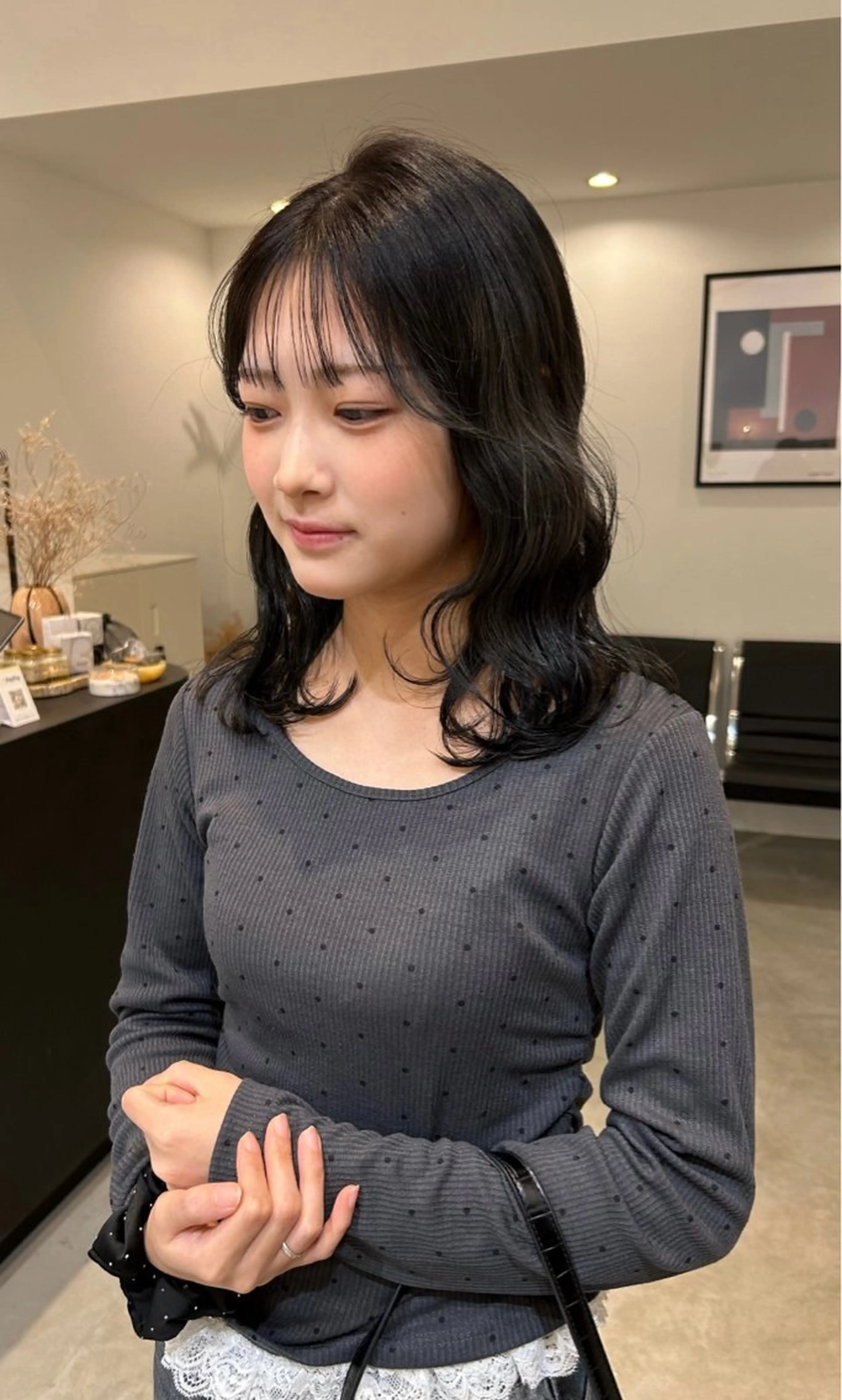 カラー ブリーチ 卒業式のヘアスタイル 鳥居 愛子のヘアスタイル