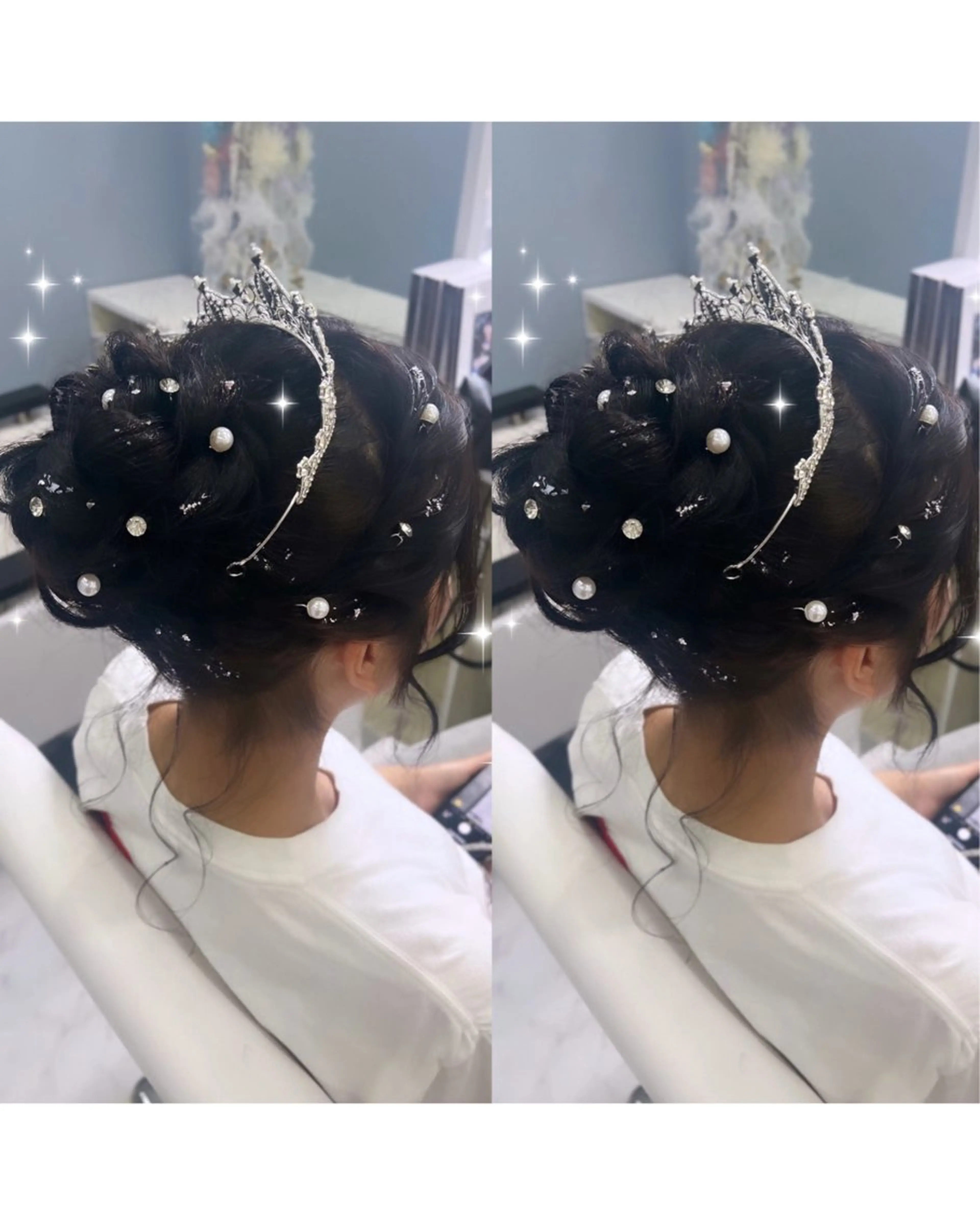 17時から限定！夜ヘアセットの写真