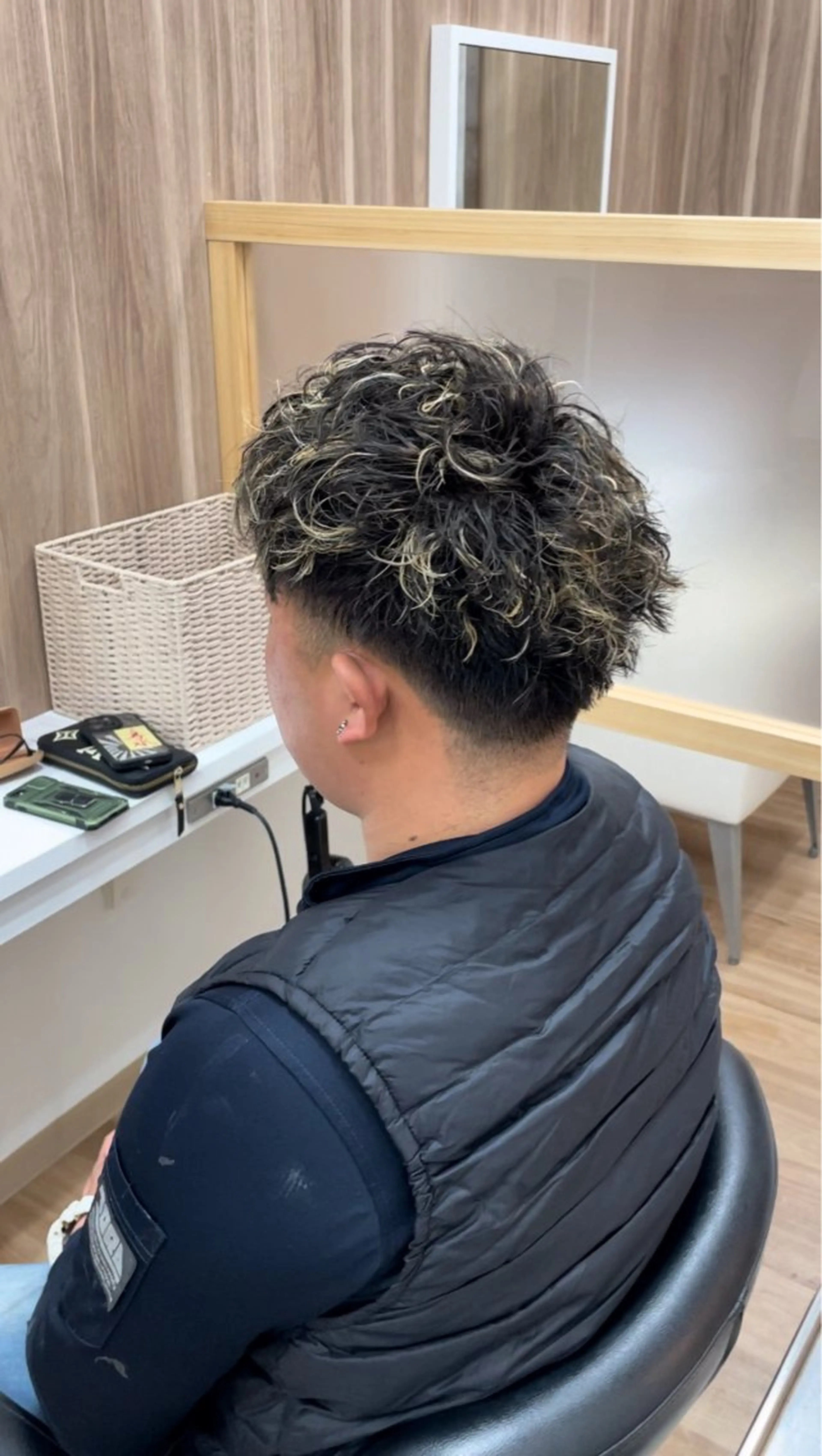 ショート パーマ メンズ 【ヘアディレクター】 りくのヘアスタイル