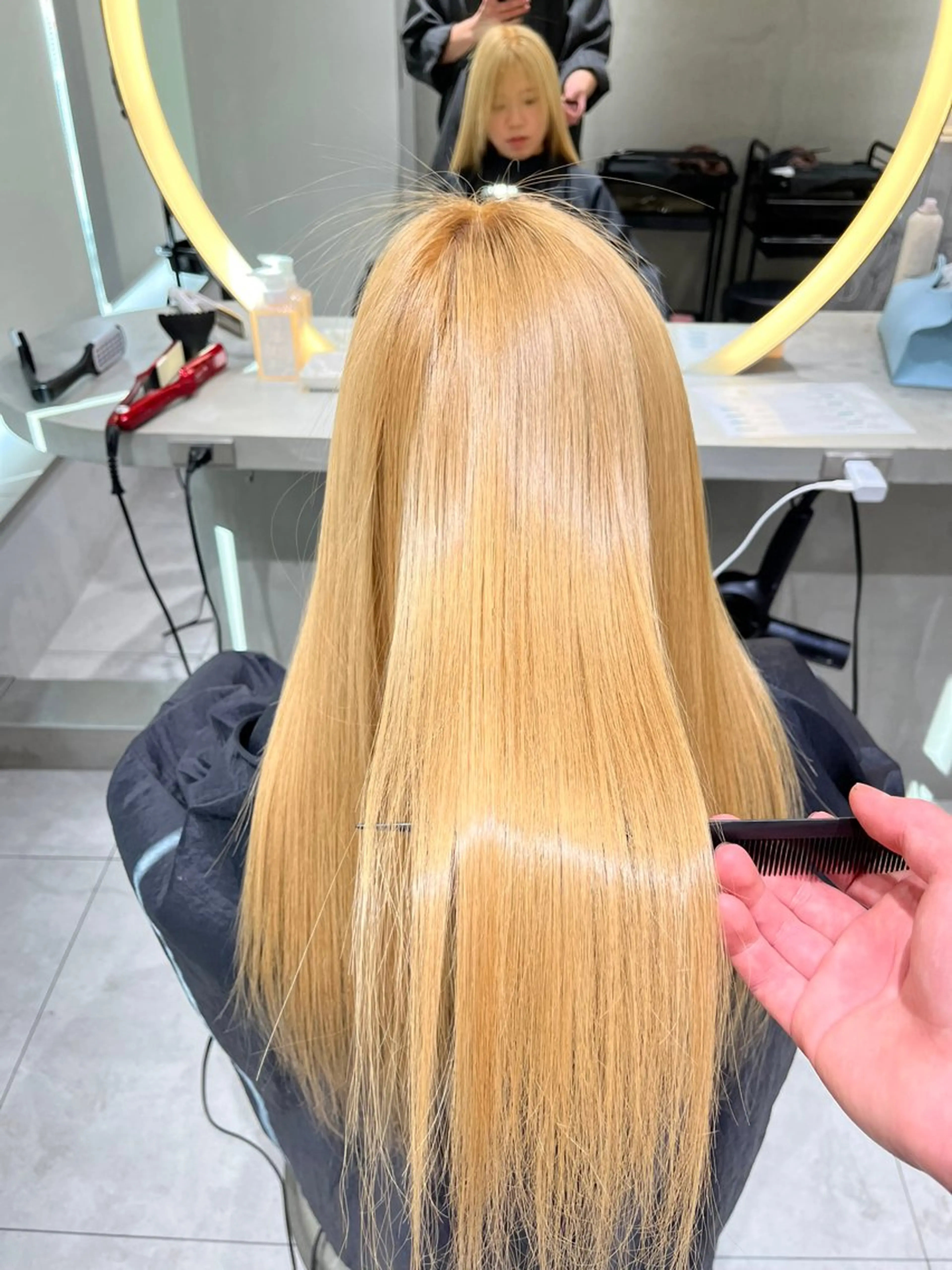 ロング パーマ 縮毛矯正 ショート/レイヤー 髪質改善/加納のヘアスタイル