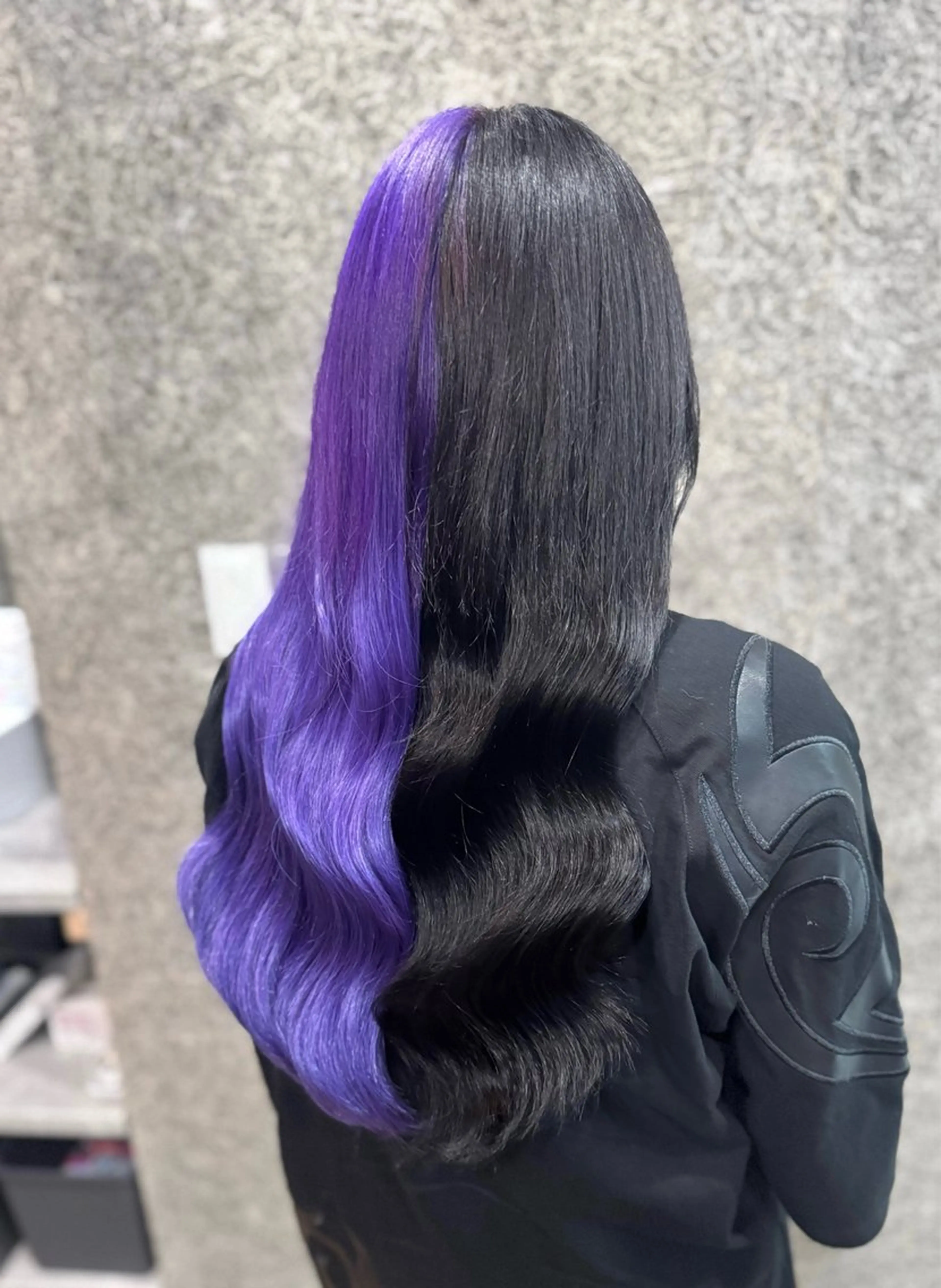 ロング ツートーンカラー エクステ ロング 🦋 misaki🦋のヘアスタイル