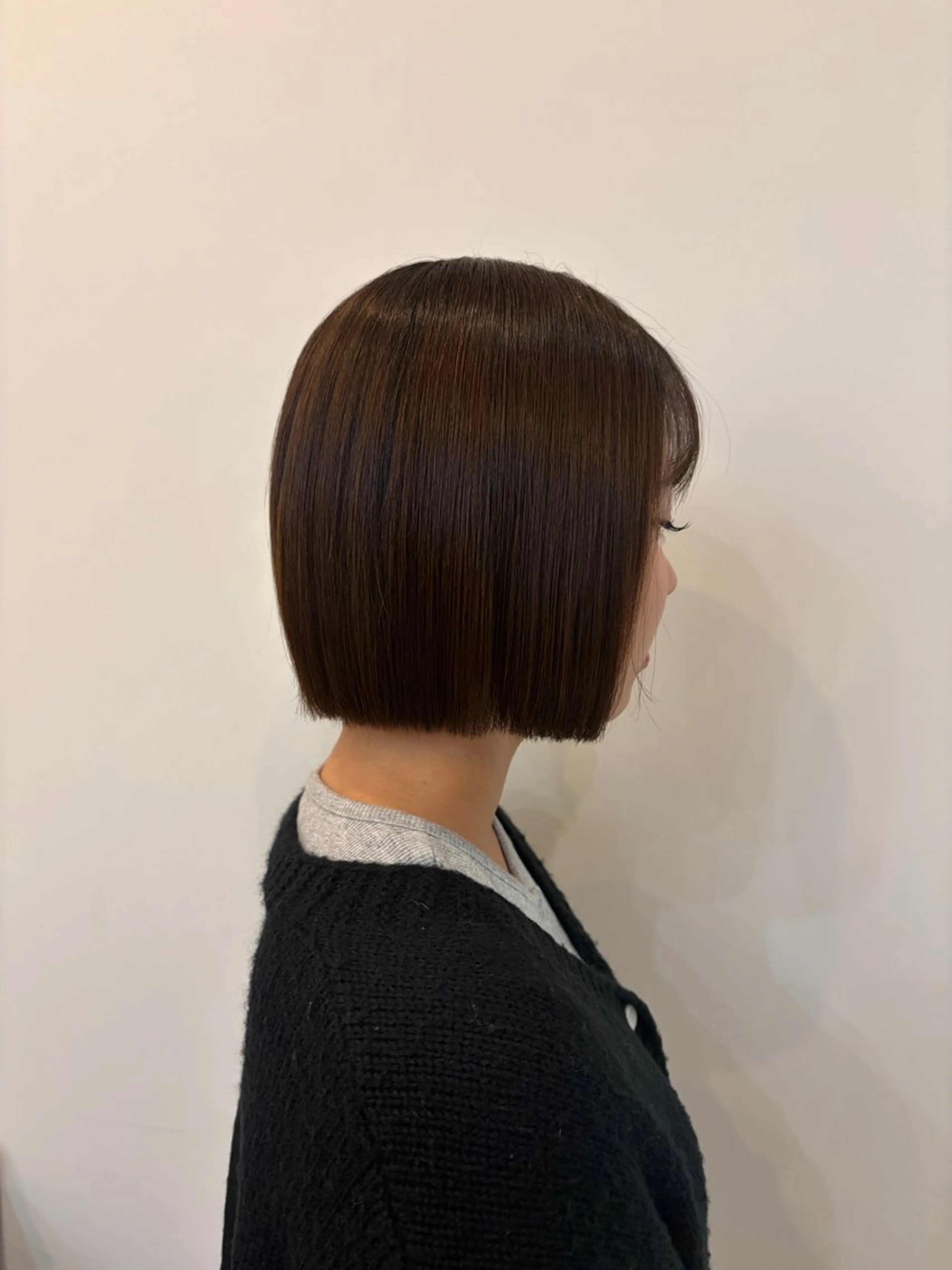 ショート 切りっぱなしボブ ボブ カット 🐝 chiba 🐻のヘアスタイル