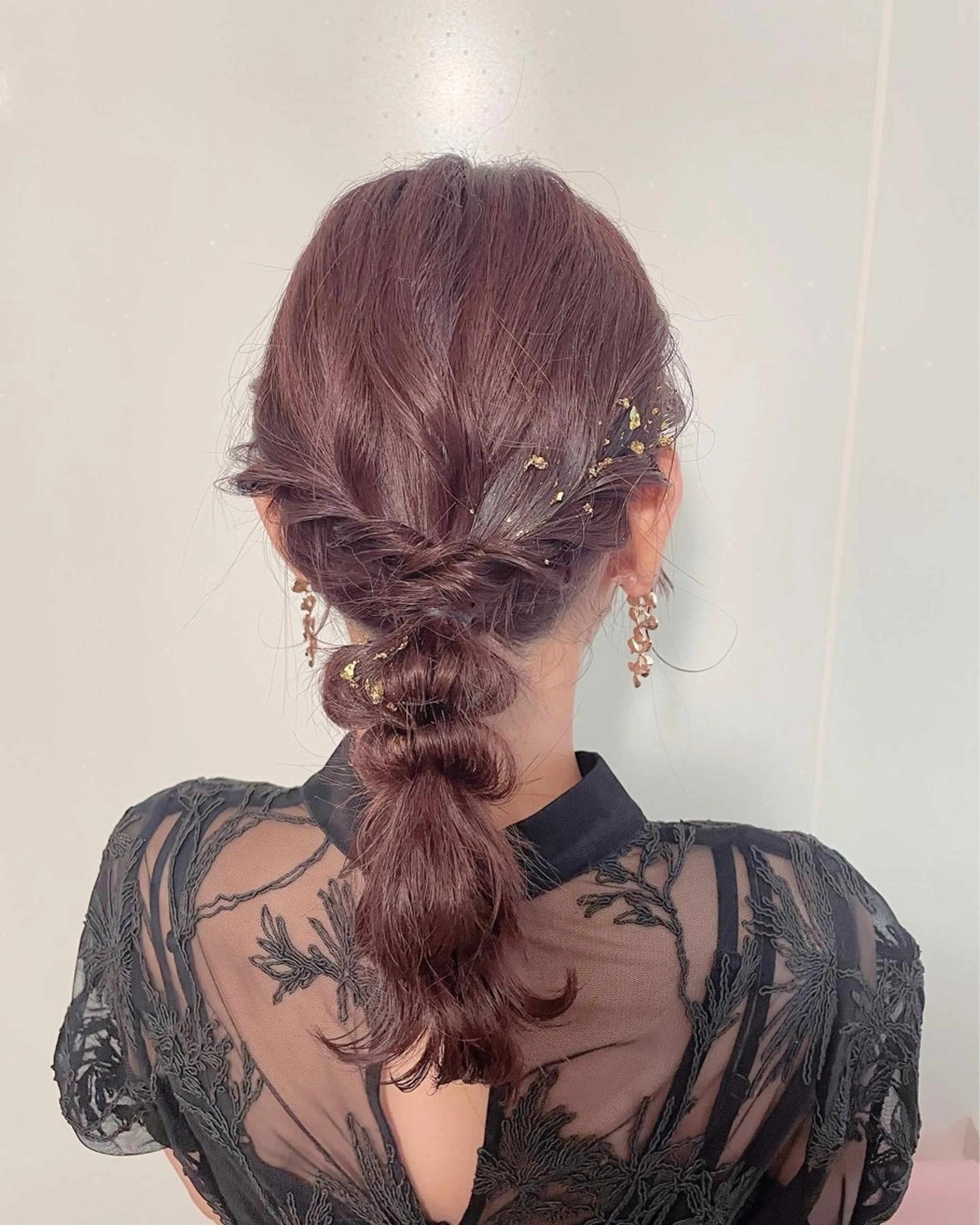 ミディアム ヘアアレンジ 結婚式・ブライダル 豊田 智美のヘアスタイル