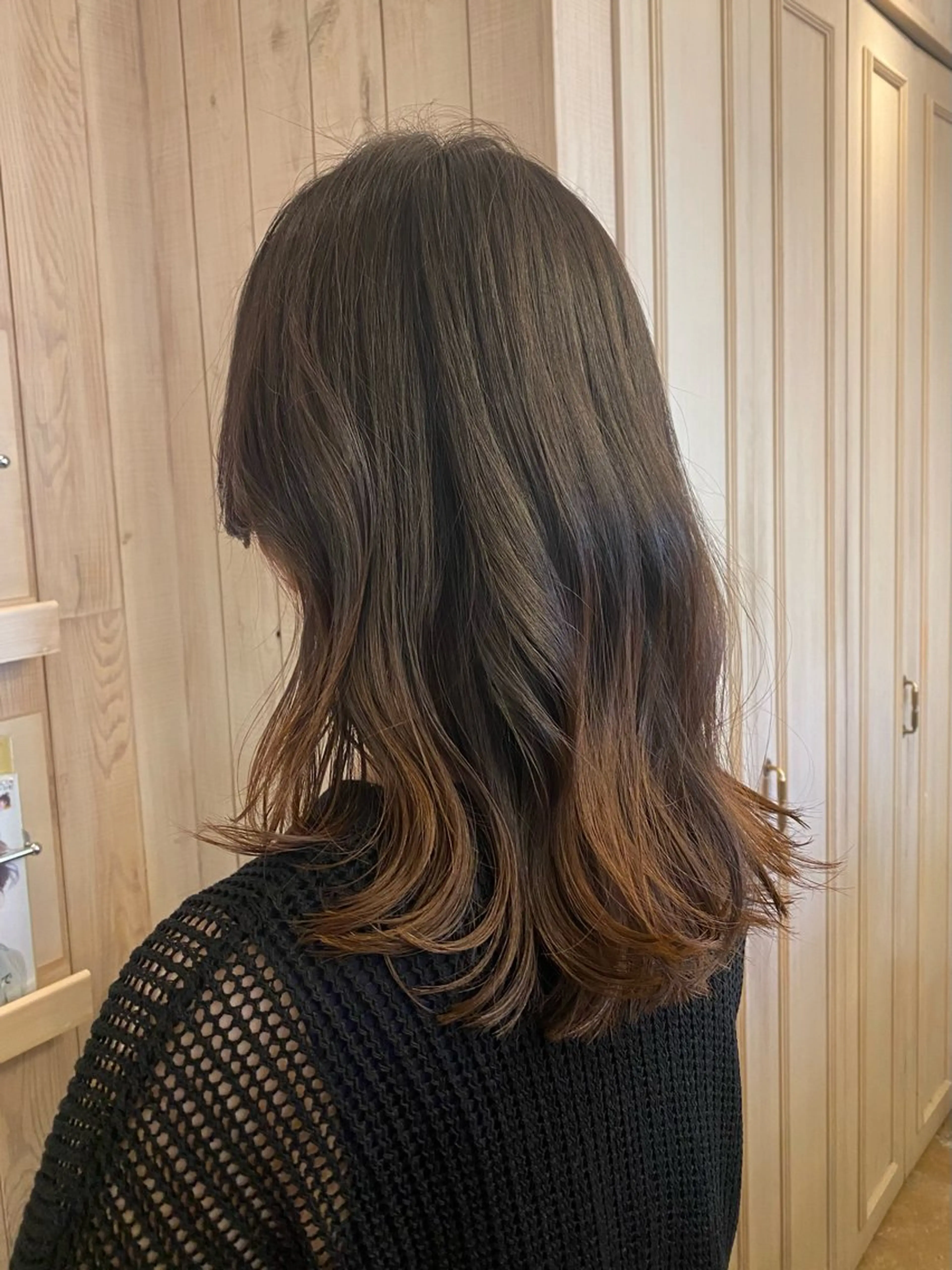 セミロング 井上 日菜乃のヘアスタイル