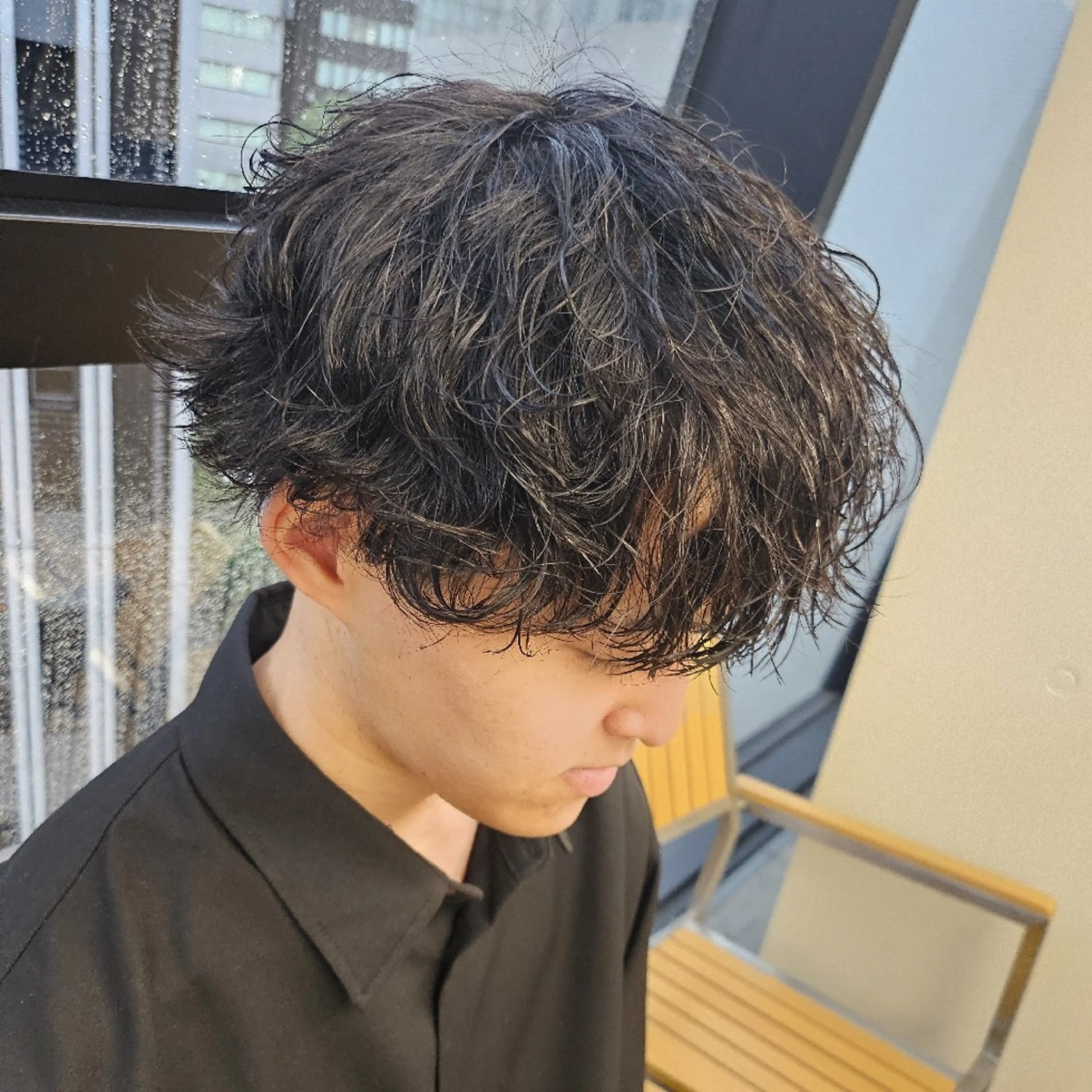 ショート メンズ パーマ ☀️ボブスタイル特化 大山あさひ☀️のヘアスタイル