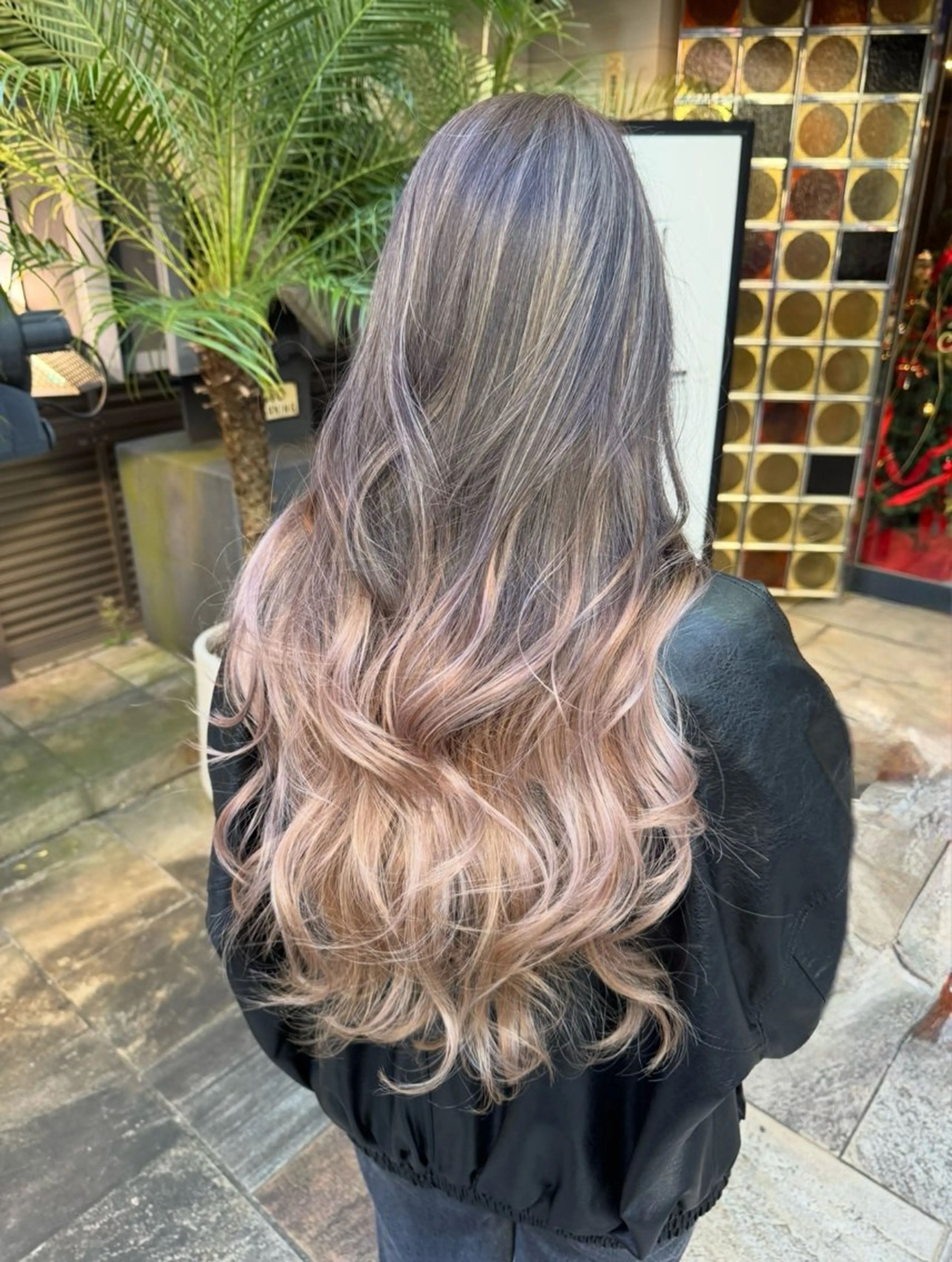 ロング カラー バレイヤージュ レイヤーカット カット ヘアカラー 🔱SUI🔱 NAOKIのヘアスタイル