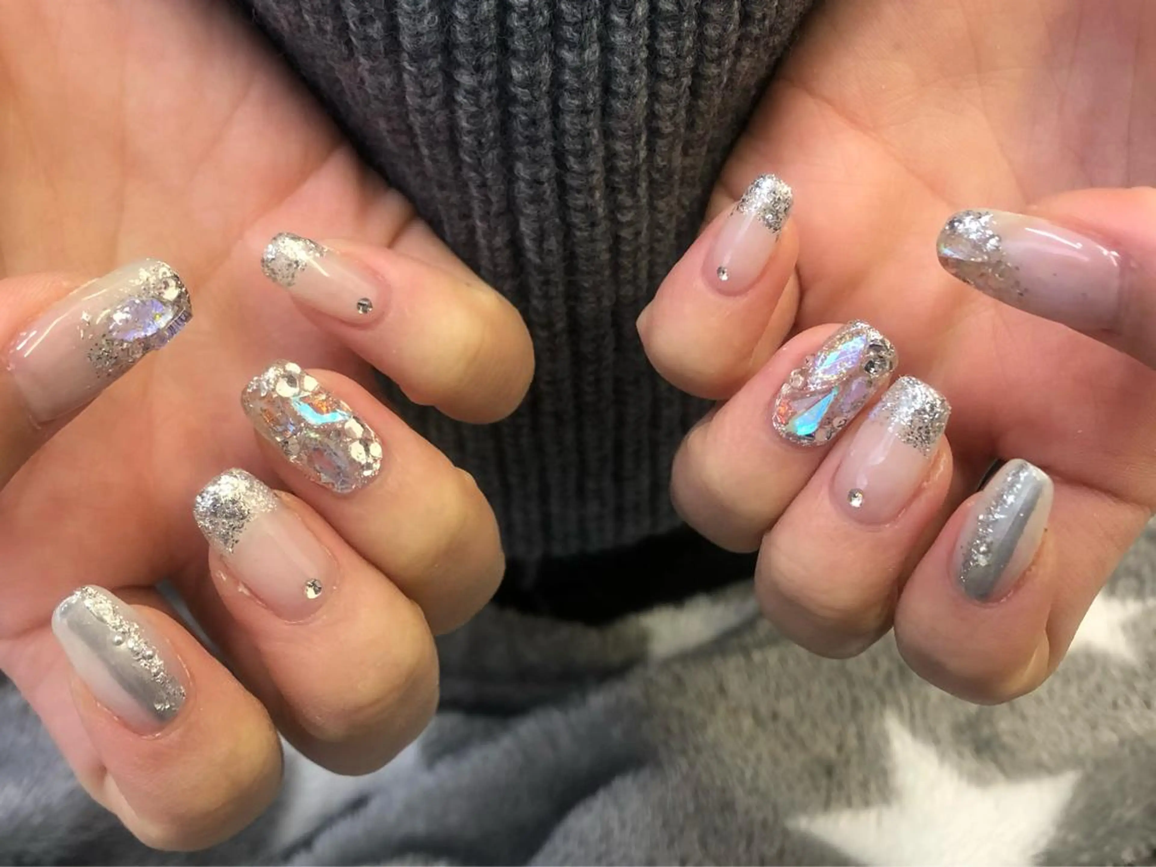 ネイル 成人式 ハンドネイル Nakano Kanaのネイルデザイン