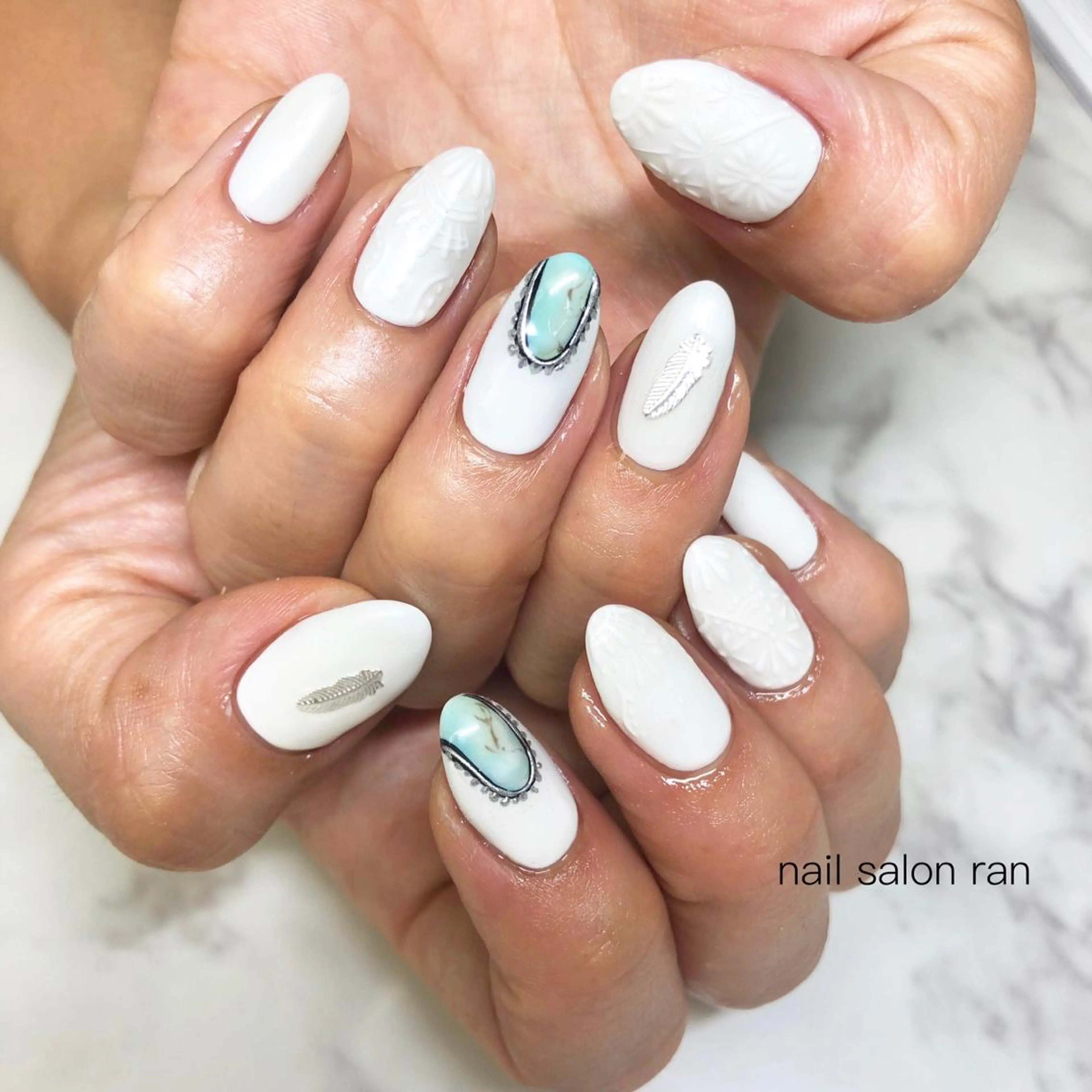 ネイル 持ち込み nailsalon ranのネイルデザイン