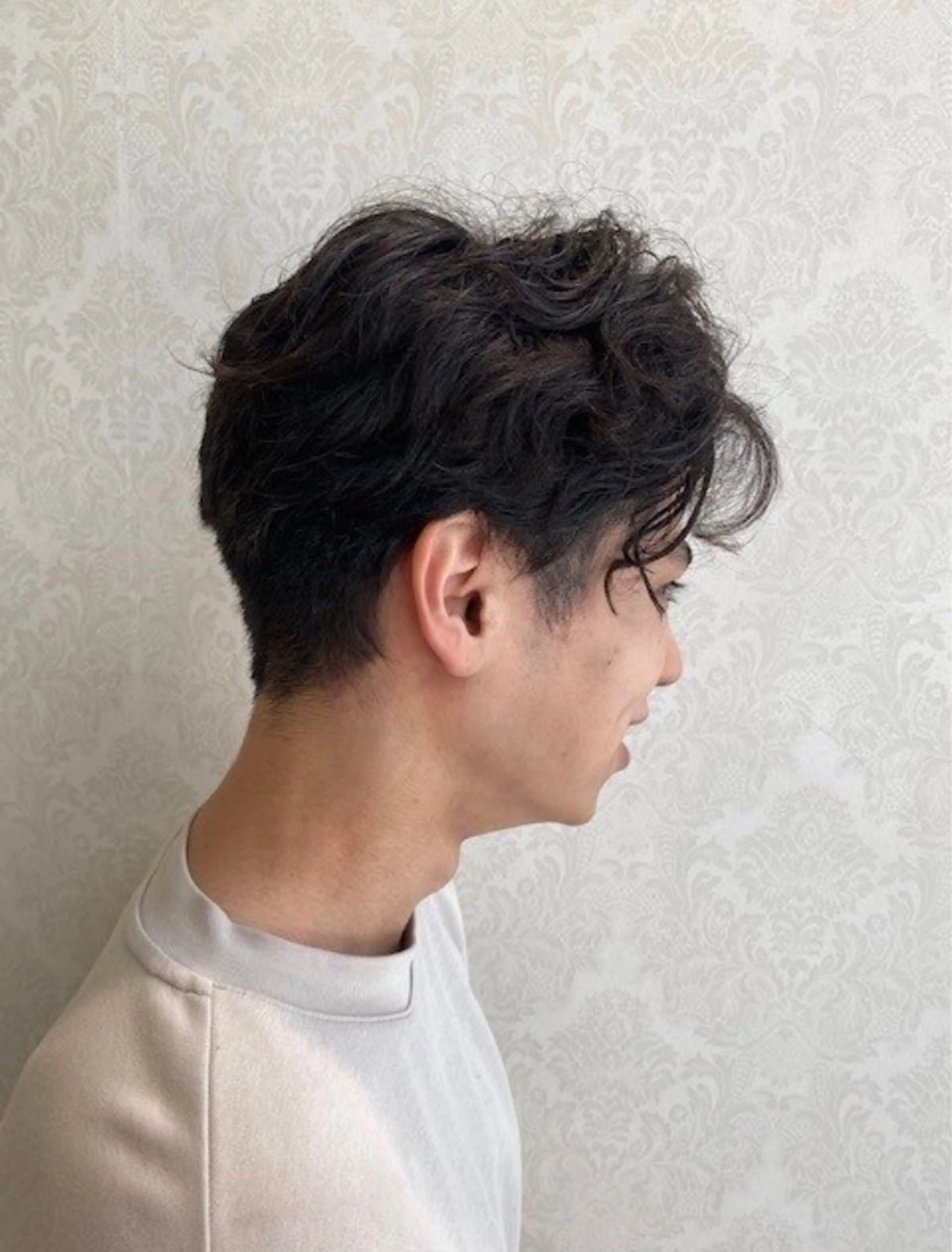 パーマ メンズ カット パーマ 【Earth平塚】 パーマ　のくびのヘアスタイル