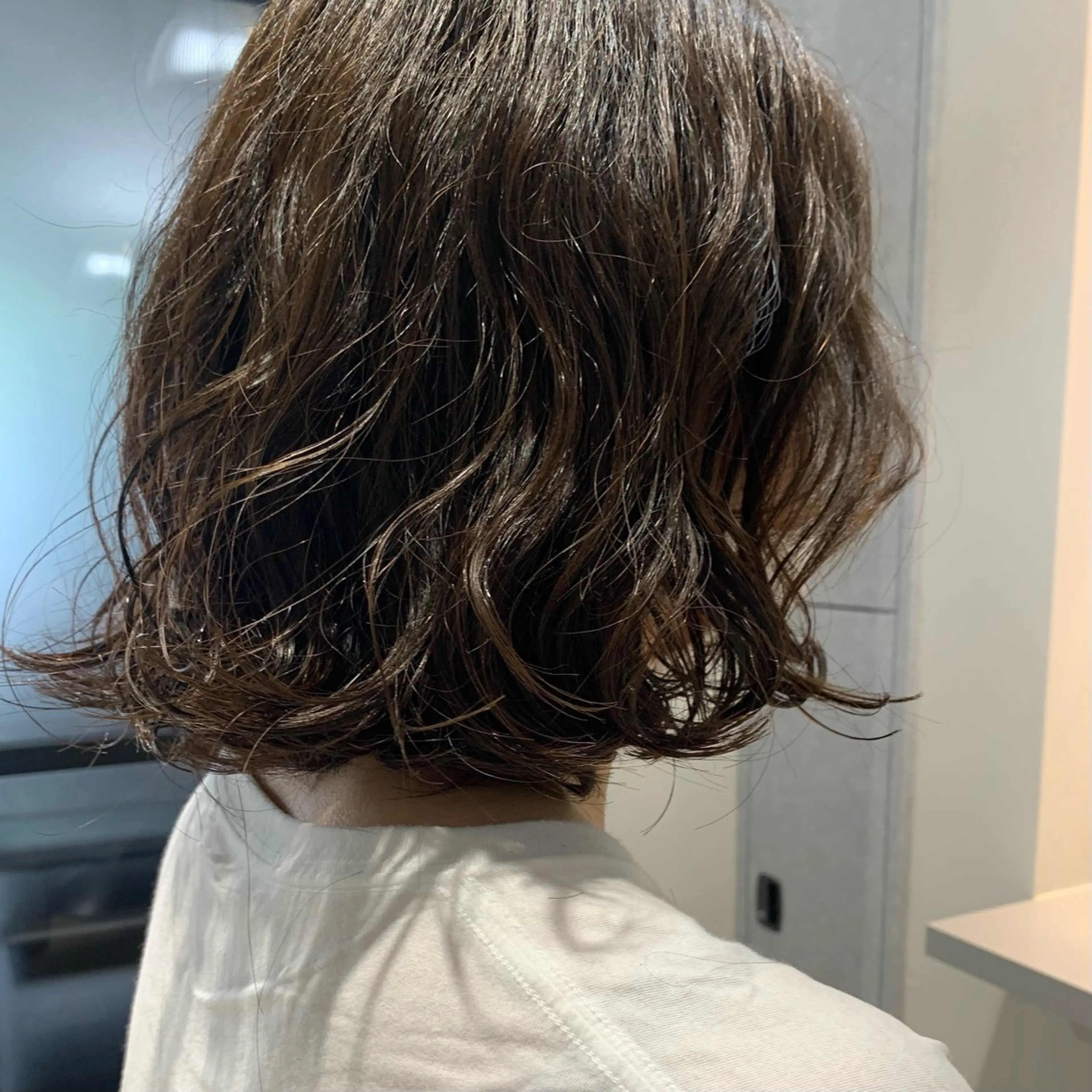 ショート カラー パーマ ✨艶カラー/韓国ヘア ✨momoriのヘアスタイル