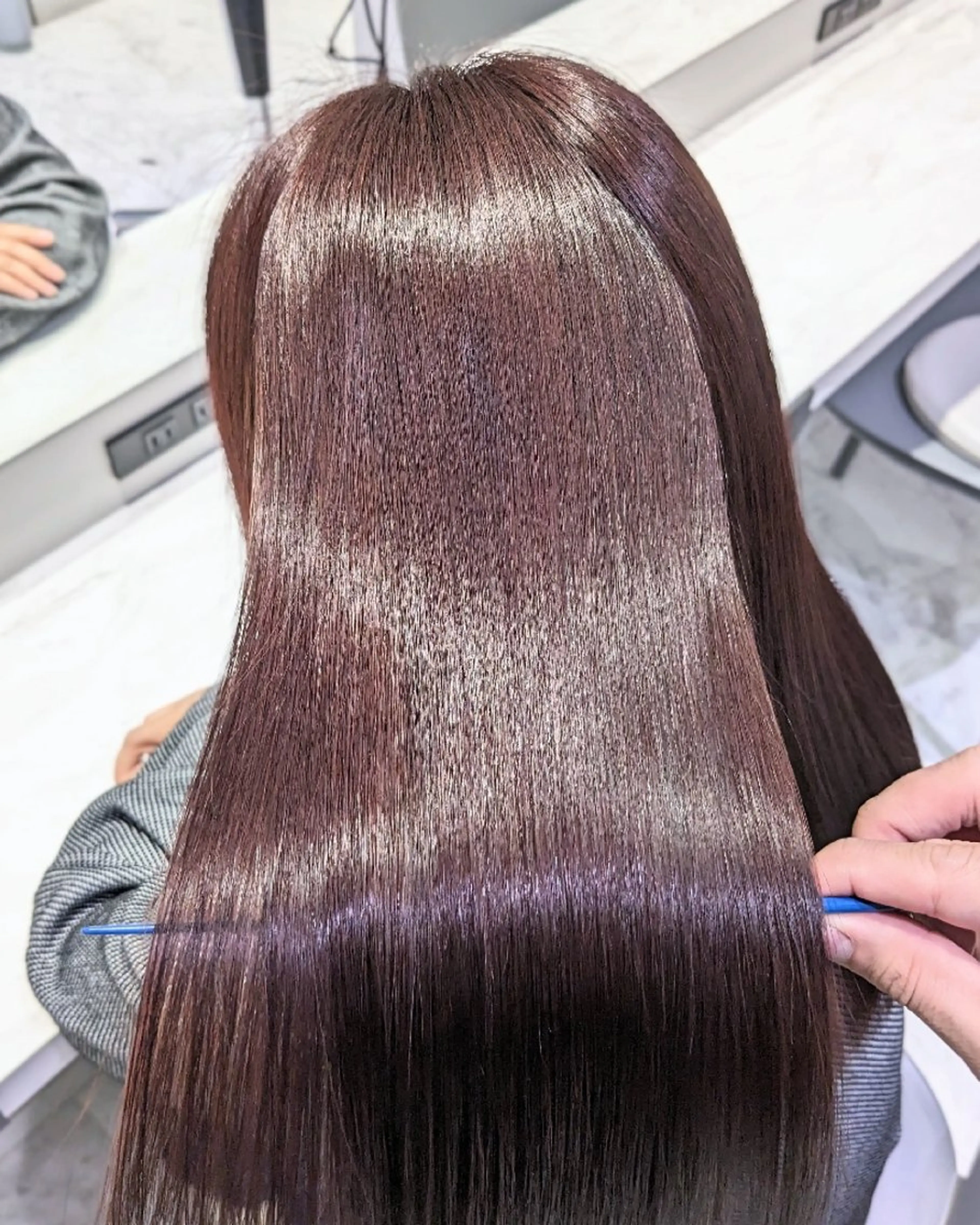 セミロング カット ヘアカラー トリートメント ヘッドスパ 柏駅前/ 髪質改善/ 半個室/hikaruのヘアスタイル