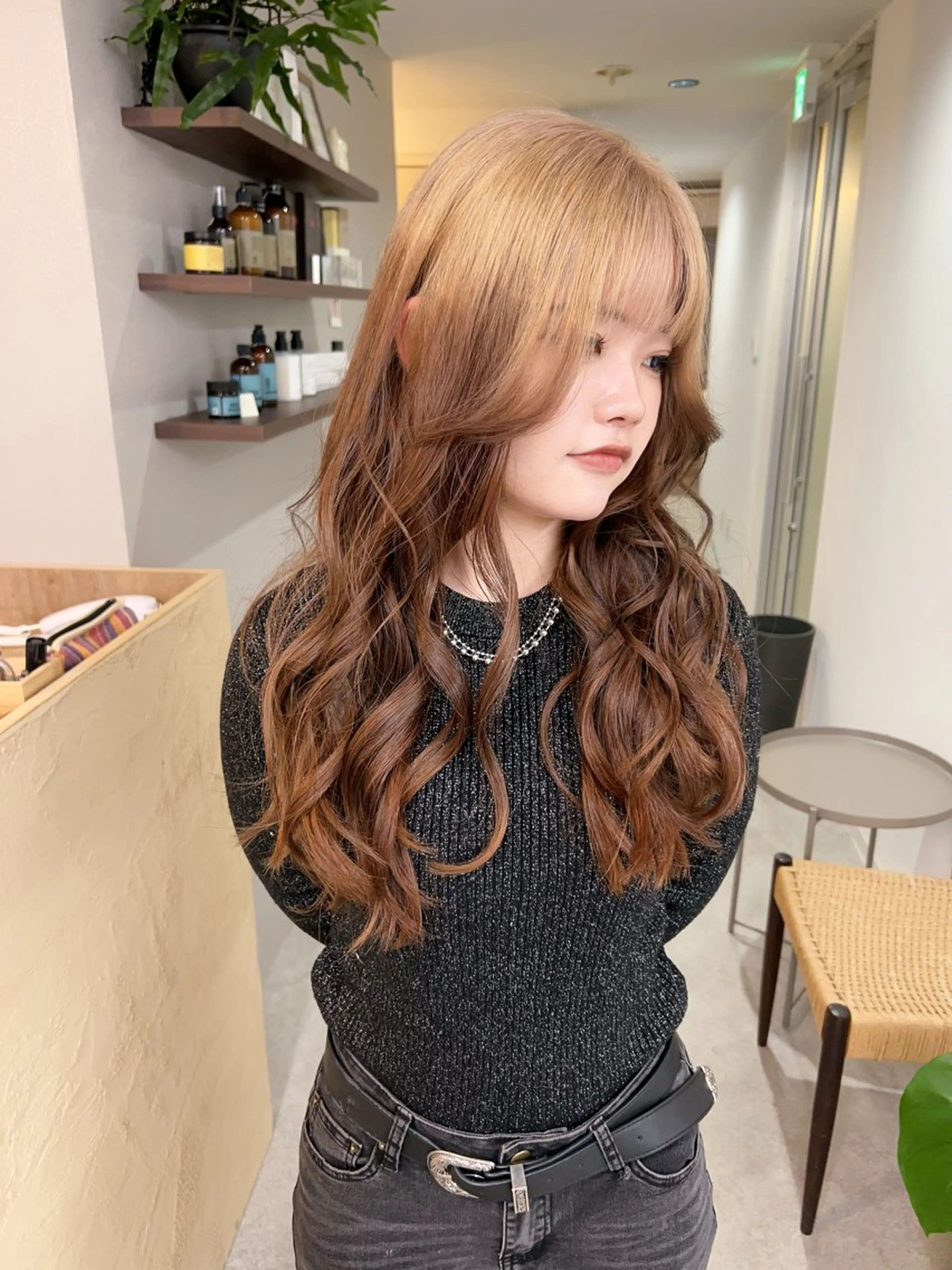 ロング カラー 韓国レイヤー/ハイ トーン/優太のヘアスタイル