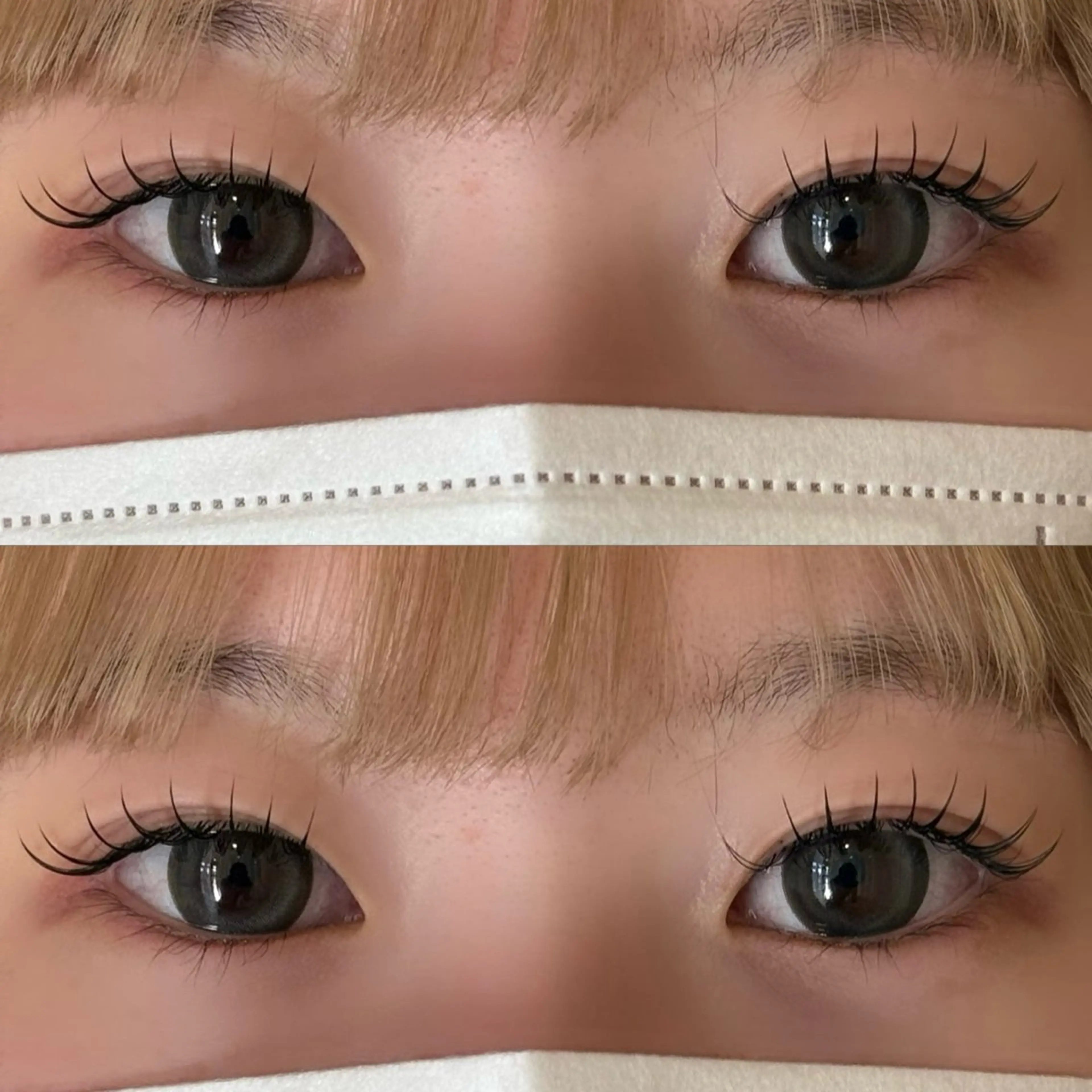 4月限定価格　フラットラッシュ　マツエク　つけ放題　100本まで　オフ無料🫧　アイシャンプー無料🫧の写真