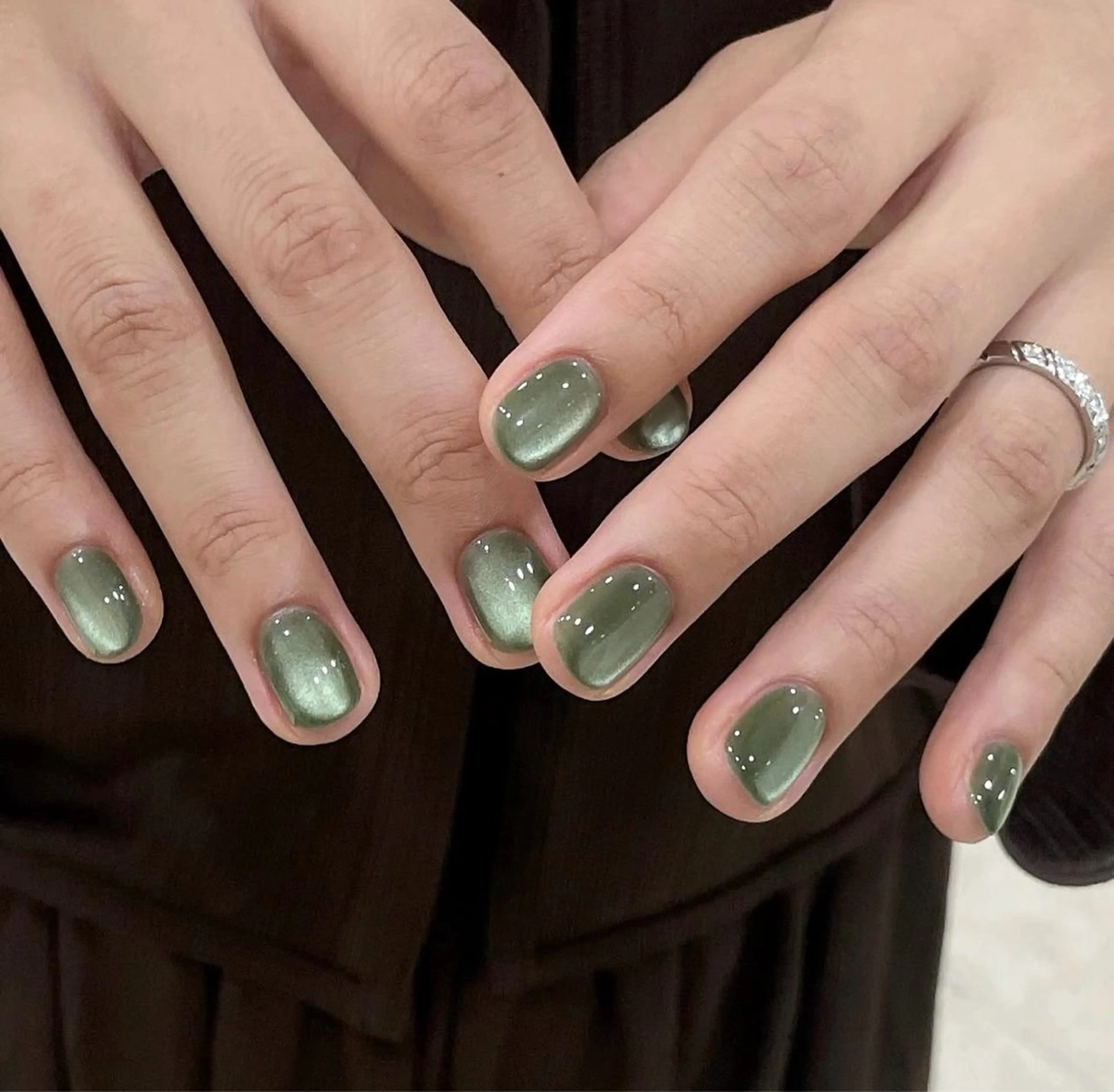 ネイル マグネットネイル ハンドネイル sora ❄️のネイルデザイン