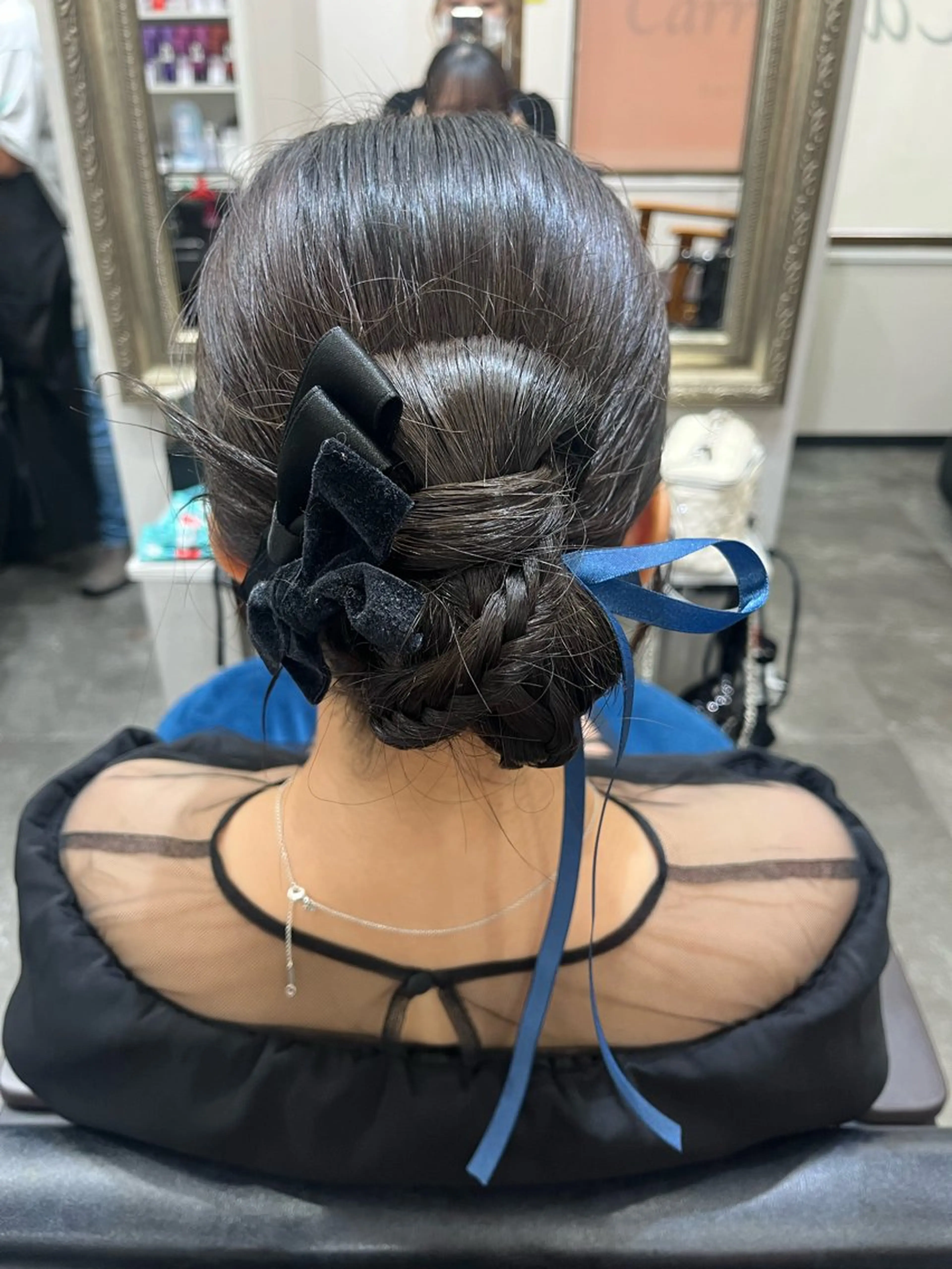 セミロング ヘアアレンジ 籾木 美優のヘアスタイル