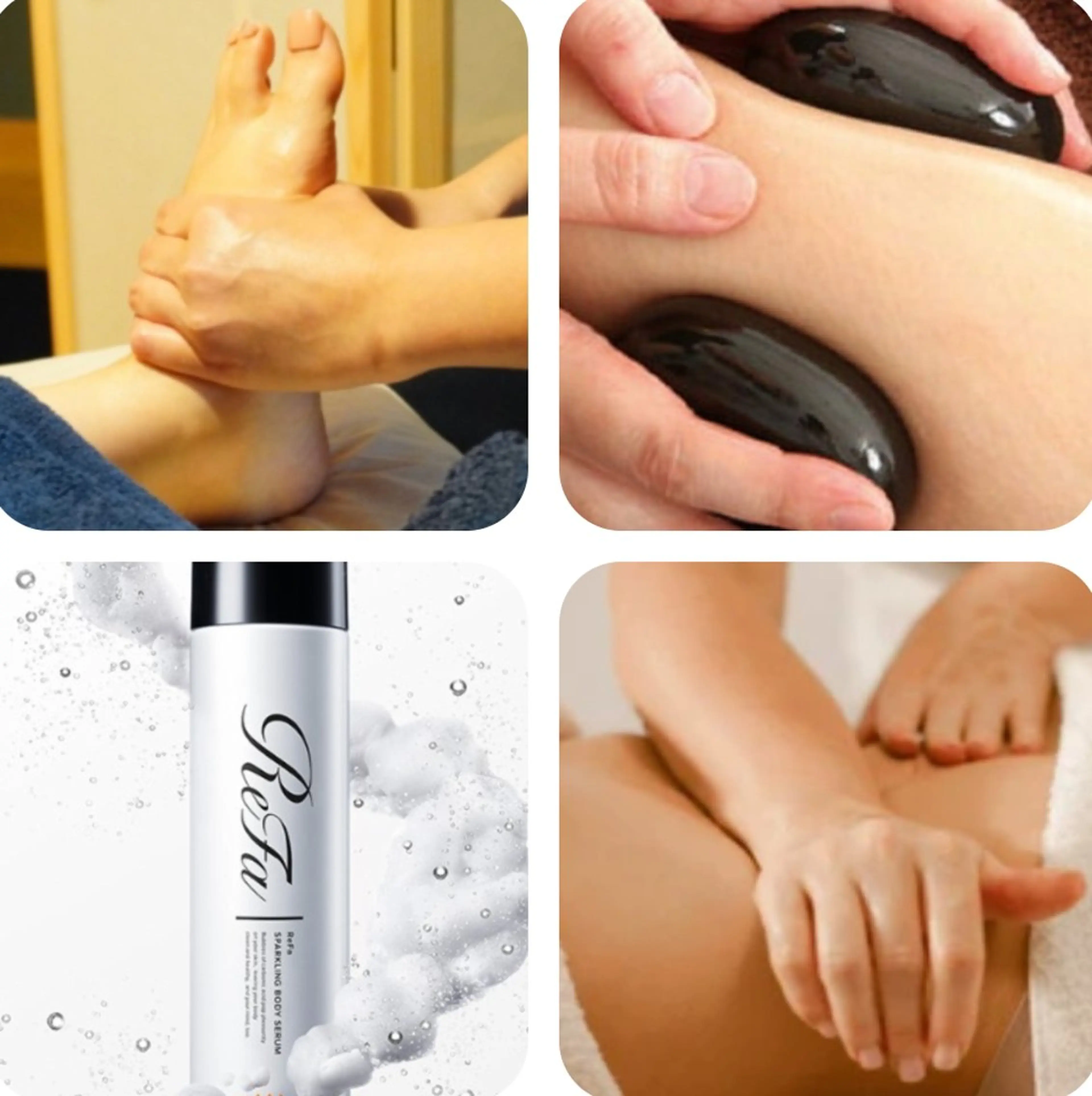 【Google口コミモニター】選べる若石式足つぼ70分＋炭酸腸巡りケア10分（🌕満月・温石 or 🌑新月・炭酸）の写真