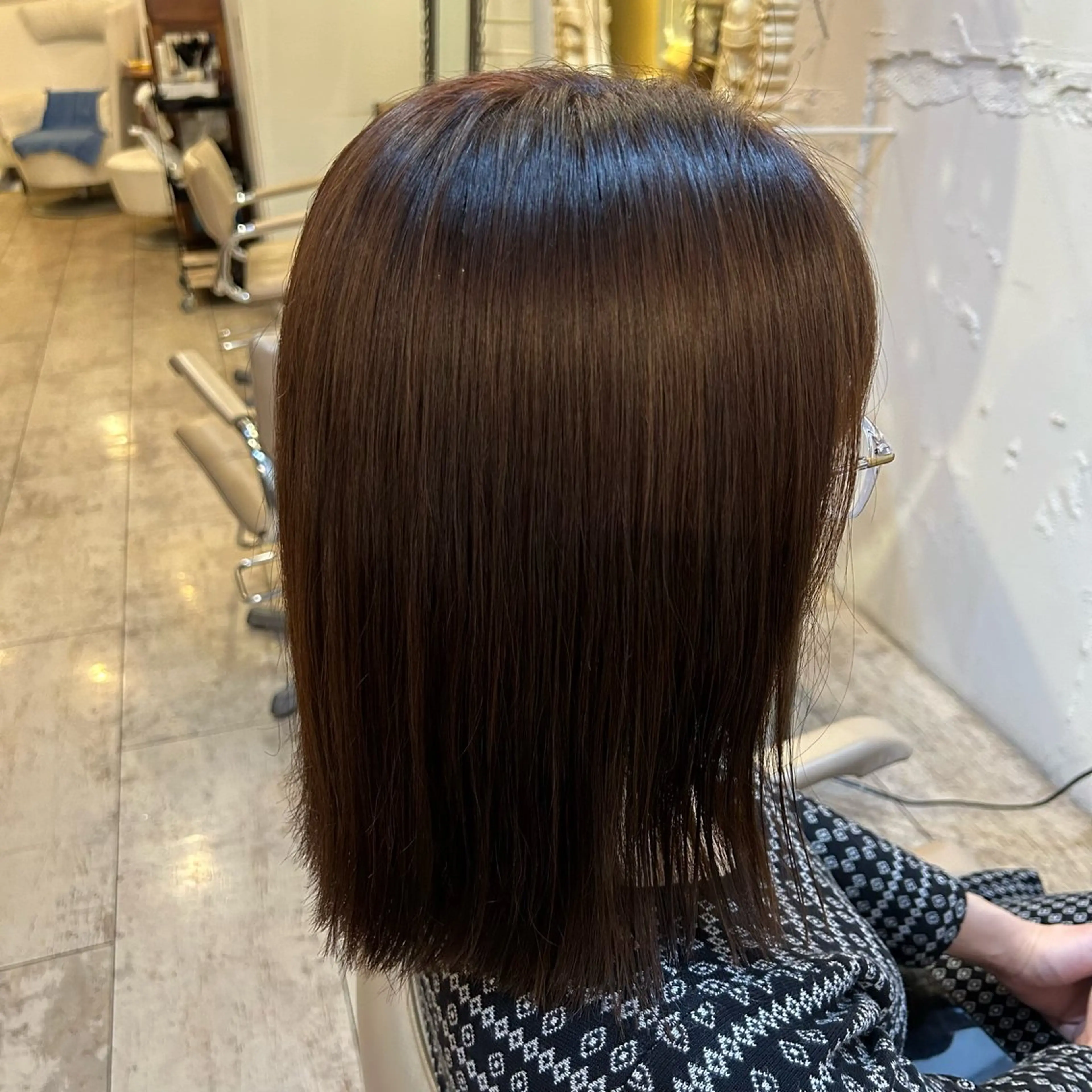 カラー ARISE 都立大学 稲月 瑞喜のヘアスタイル