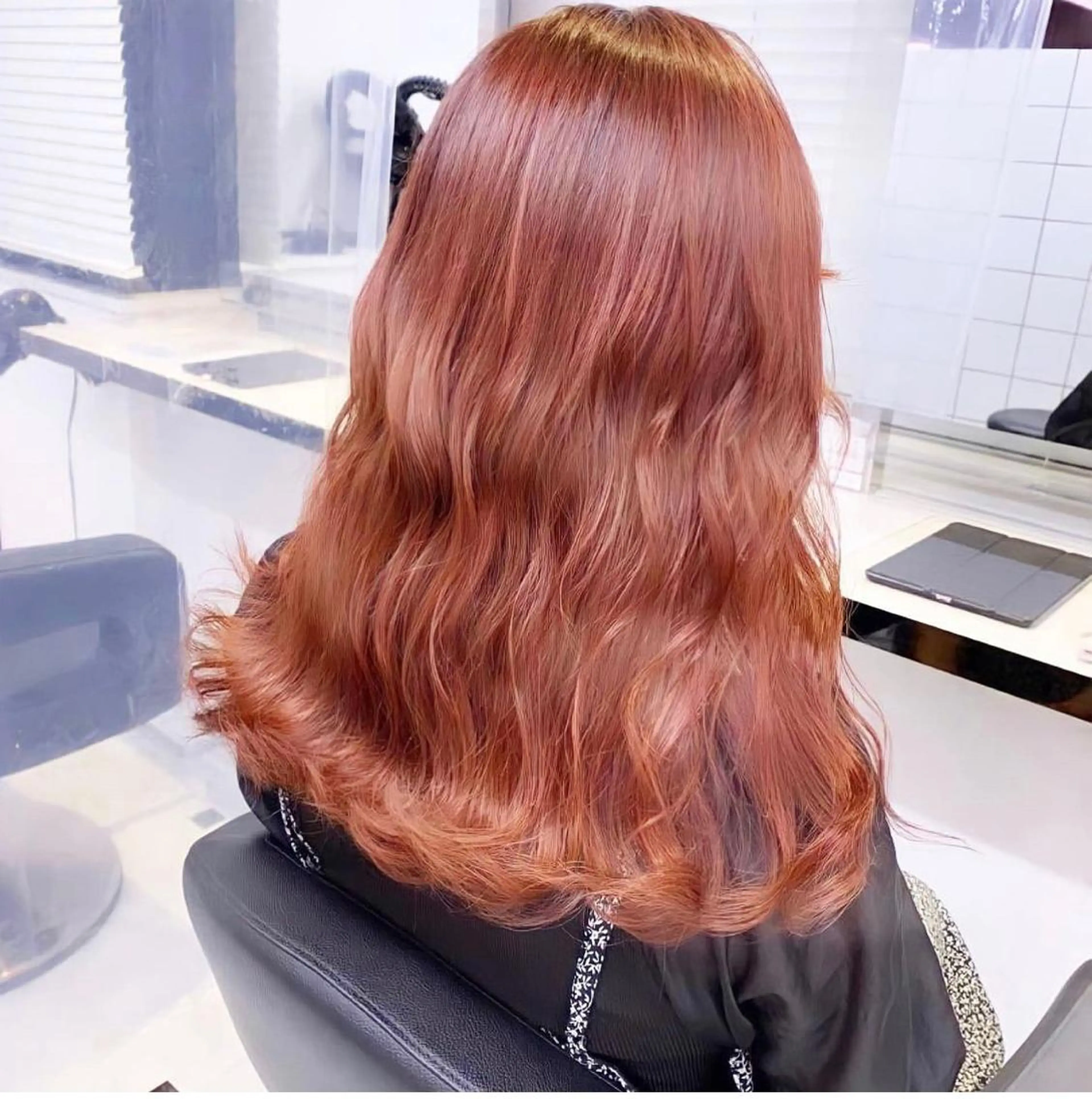 カラー RIKO👼🏻💓 韓国ガーリーのヘアスタイル