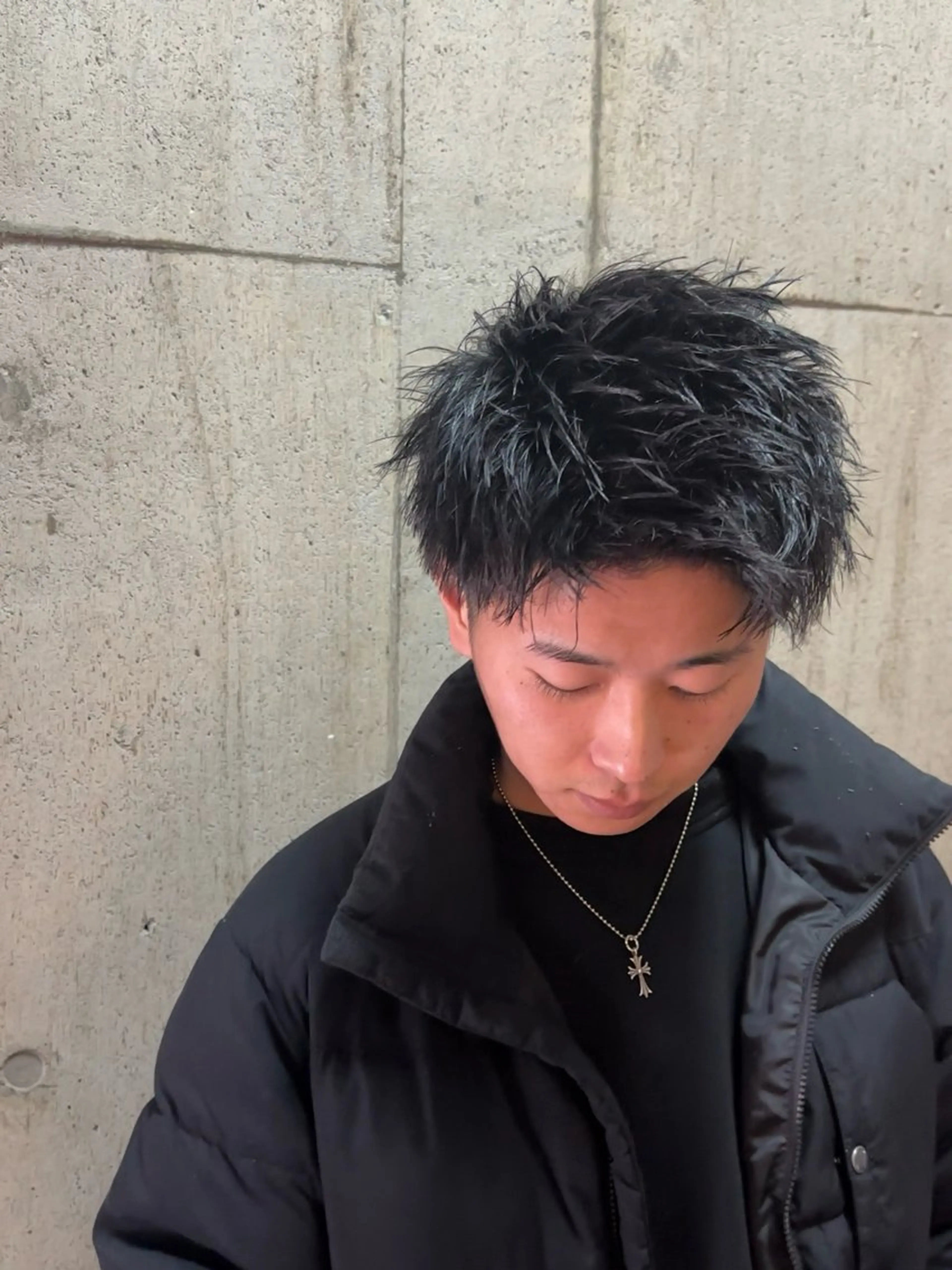 ショート メンズ スパイキーショート 刈り上げ ショートヘア 金沢メンズサロン anciel金山慎吾のヘアスタイル