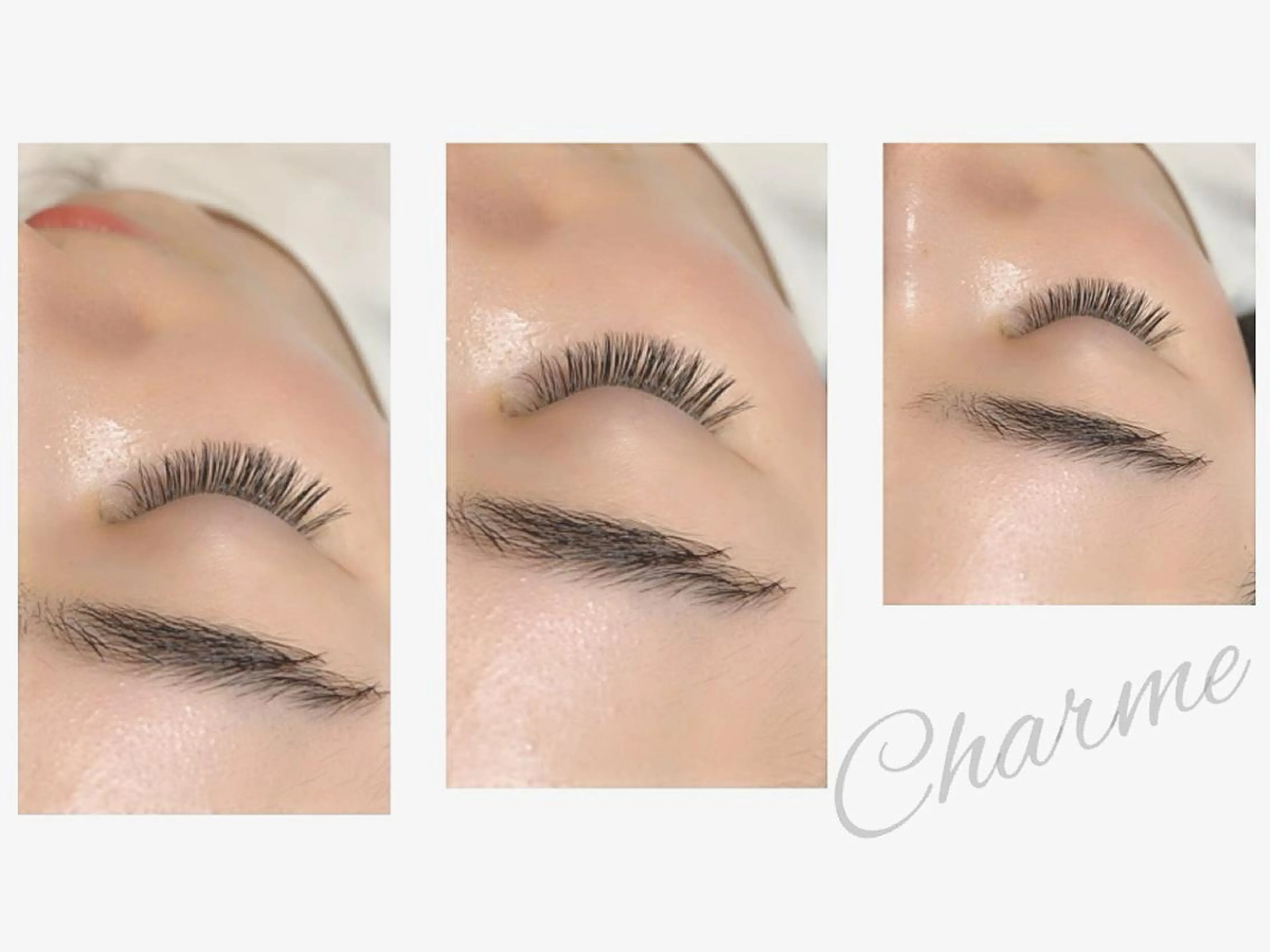 マツエク・マツパ フラットラッシュ 【Charme 】 シャルムのマツエク・マツパデザイン