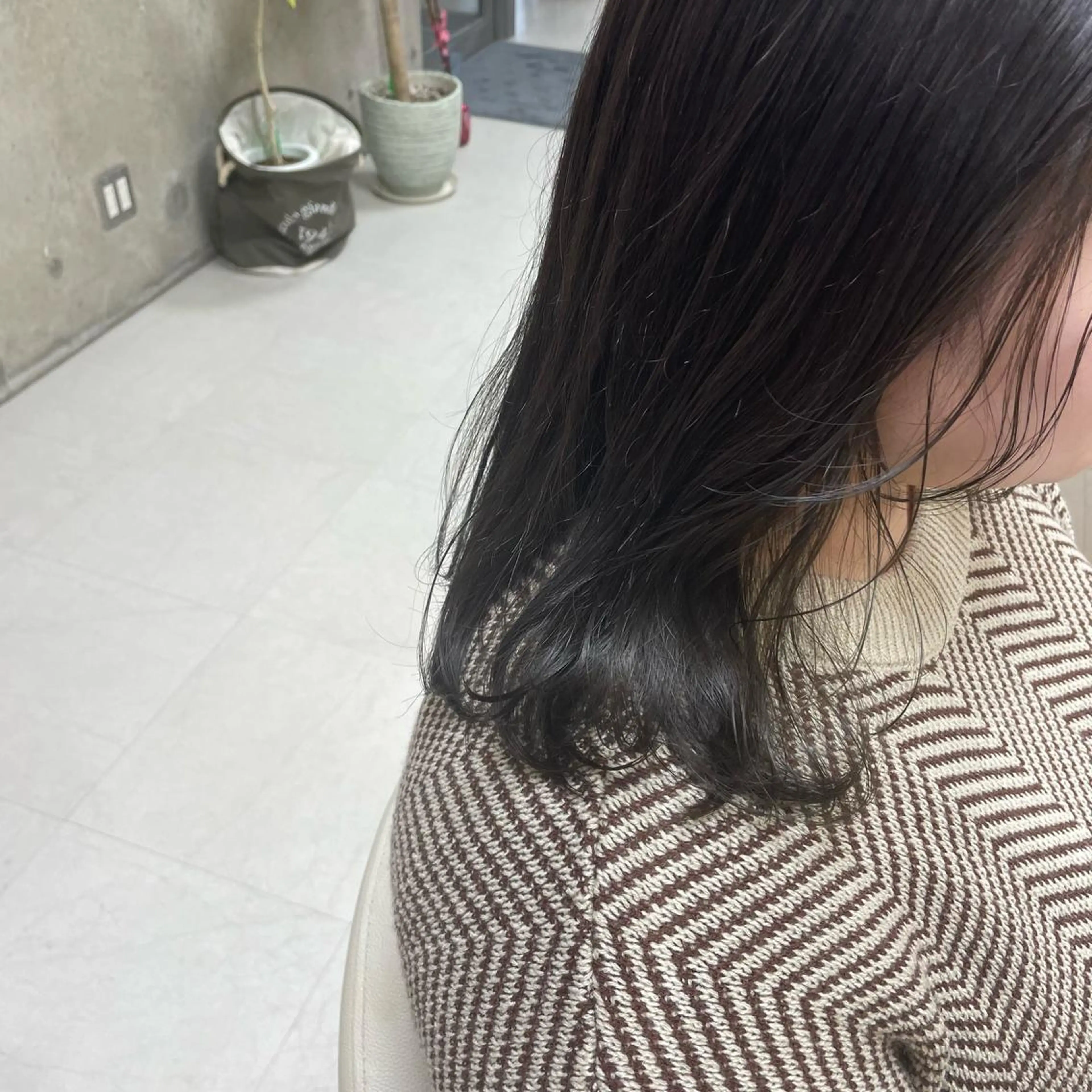 ミディアム カラー ヘアカラー トリートメント 坂本 沙也加のヘアスタイル